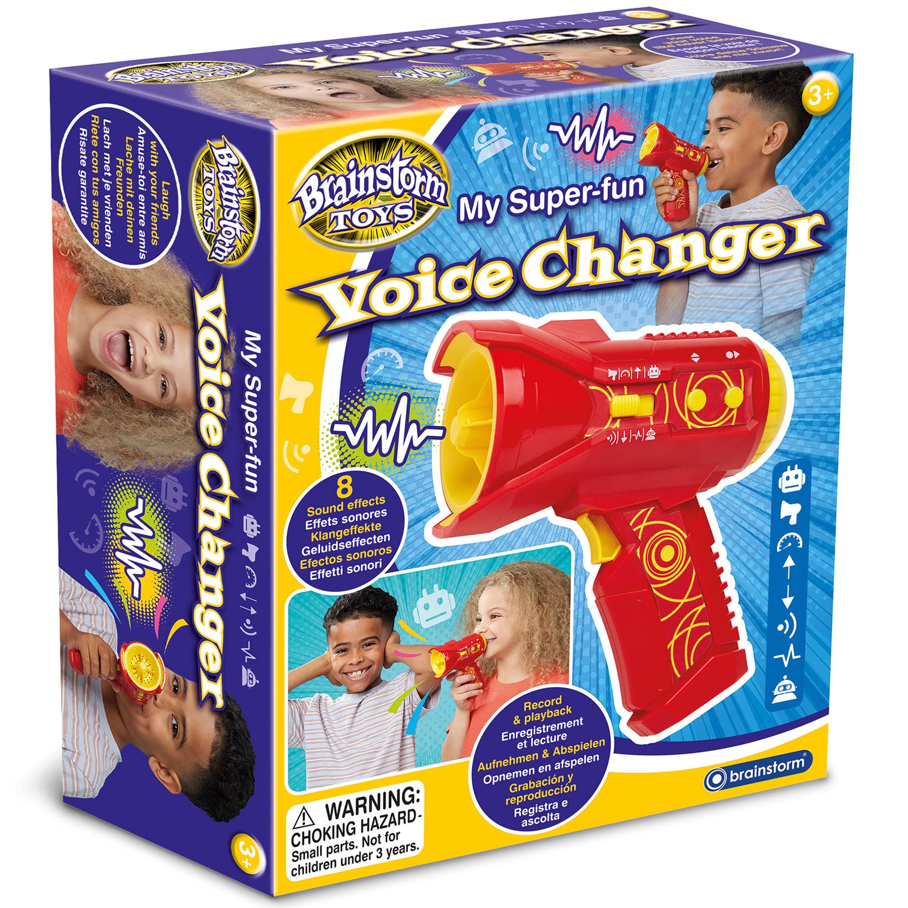 Brainstorm TOYS My Super-Fun Voice Changer - 8 Effects | Record & Playback | Ages 3+ 2