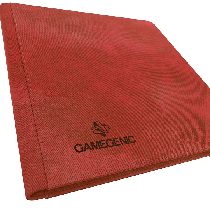 Gamegenic Prime Album 24-Pocket - Holds 480 Double-Sleeved Cards, Red