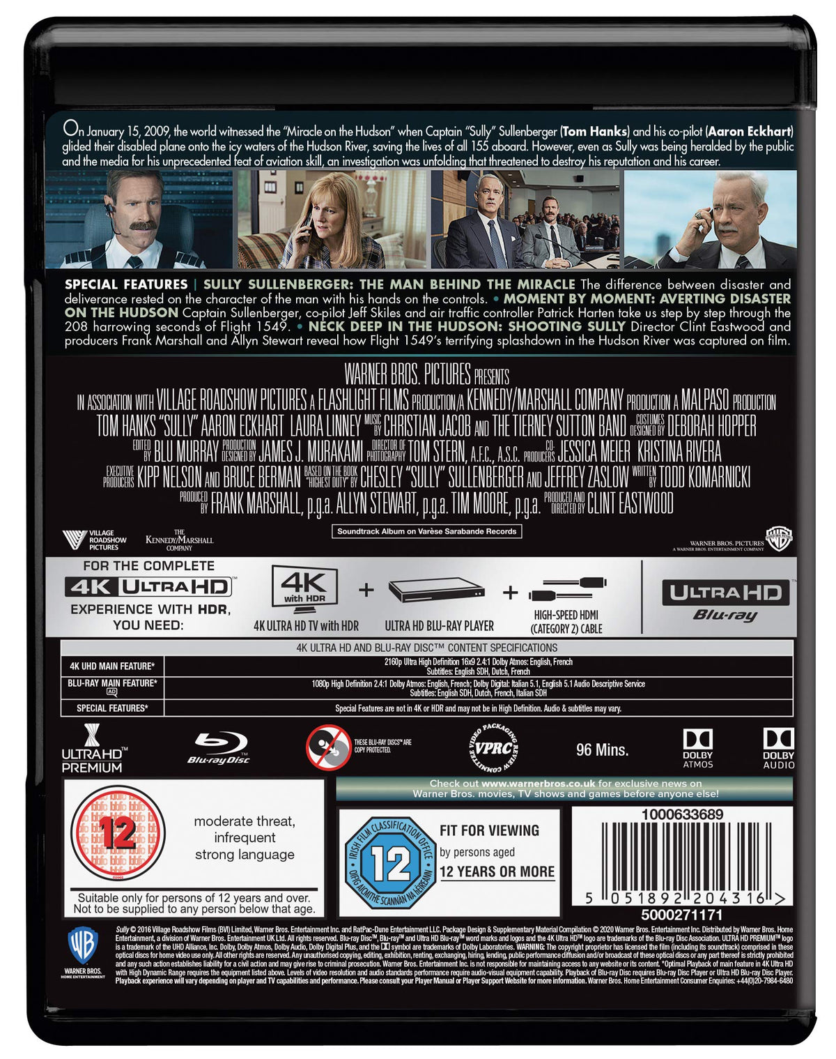 Sully: Miracle on the Hudson [4K UHD]