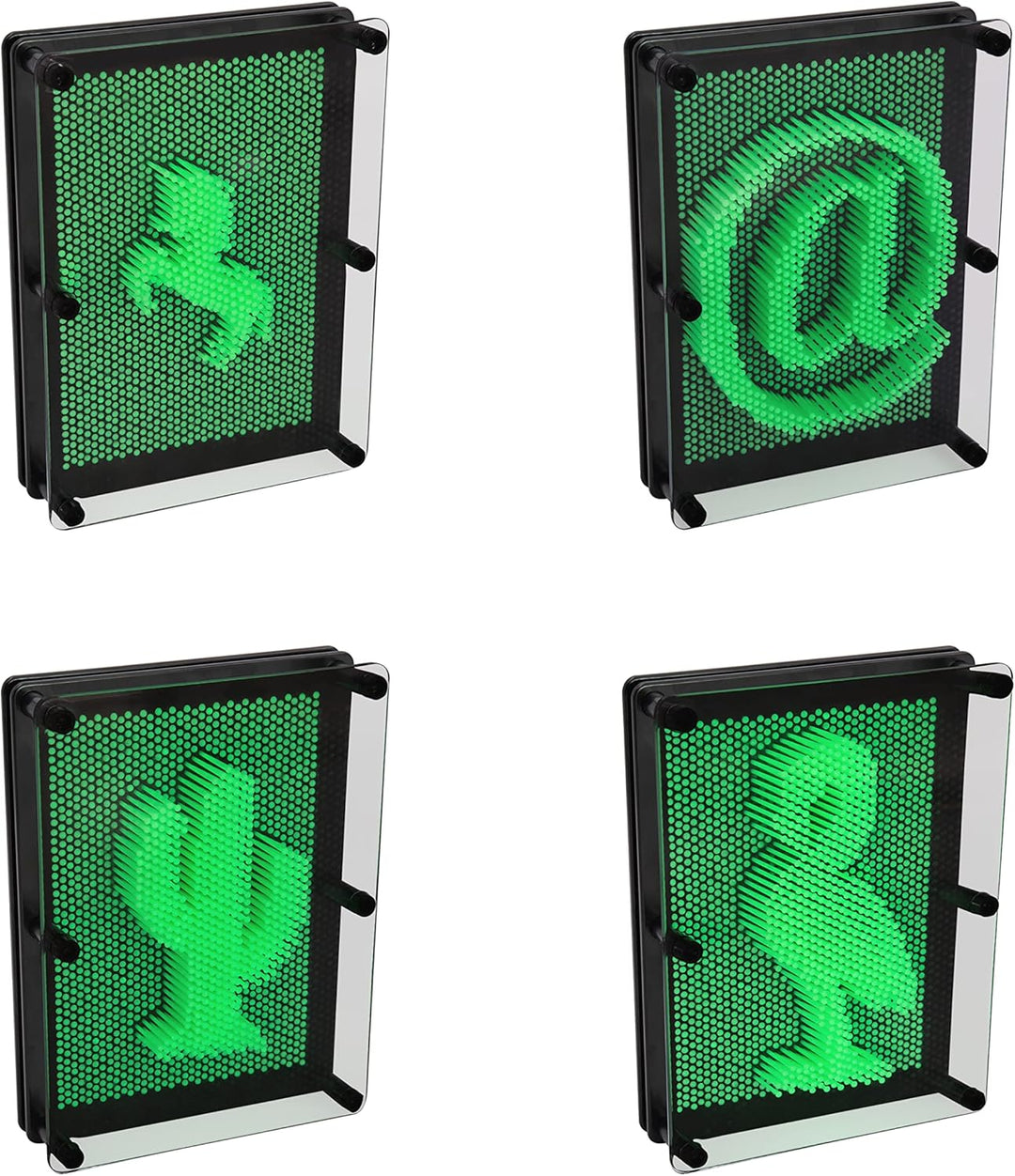 Global Gizmos 48109 Glow in the Dark Pin Art Impression Toy/Ideal for Home and O