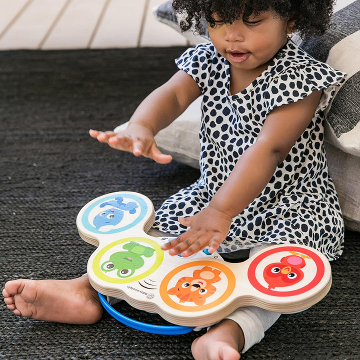 Baby Einstein Magic Touch Wooden Drum Musical Toy - 6 Months+