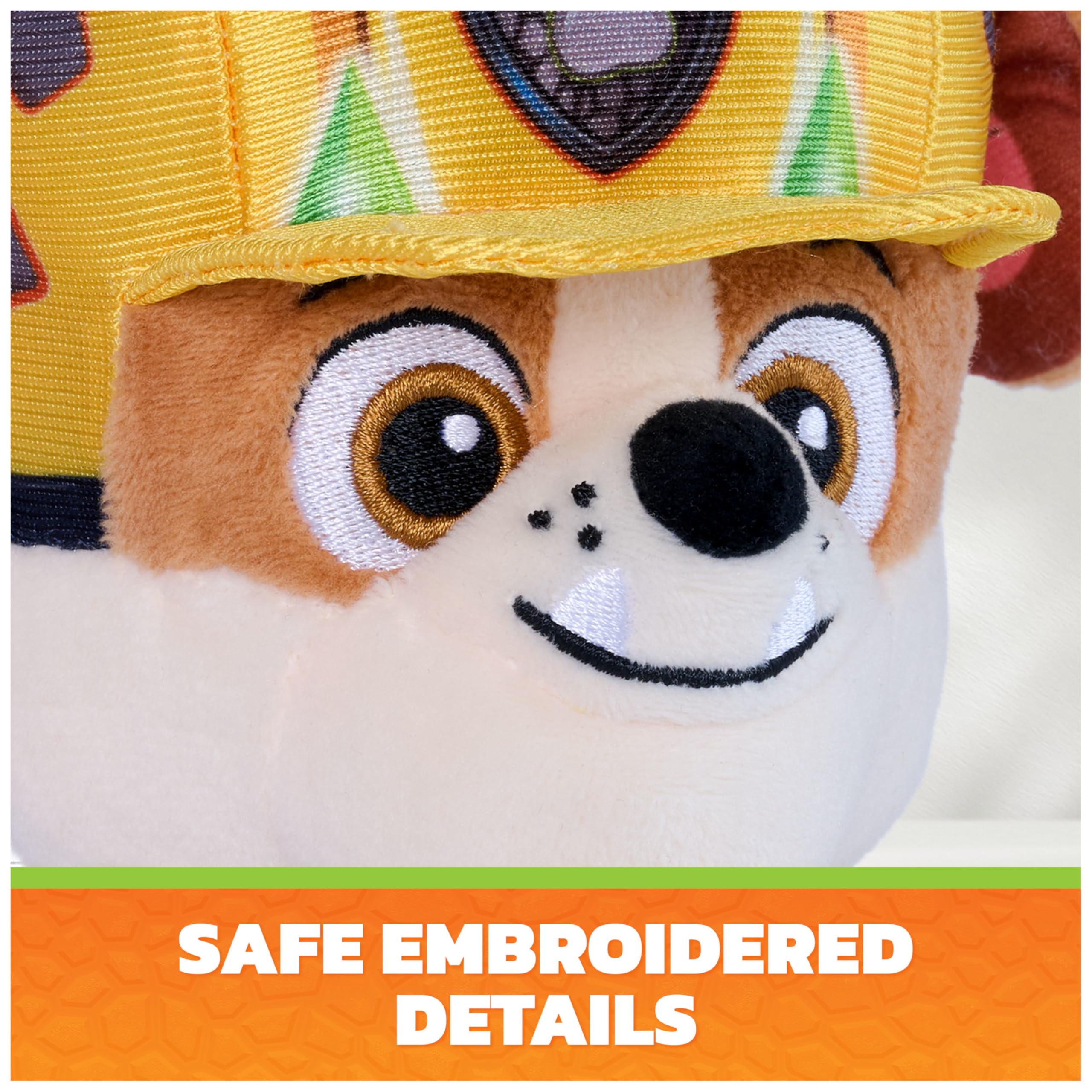 Paw Patrol Rubble Action Figure - Multicolor Plastic Toy | Ages 12-84 Months 6