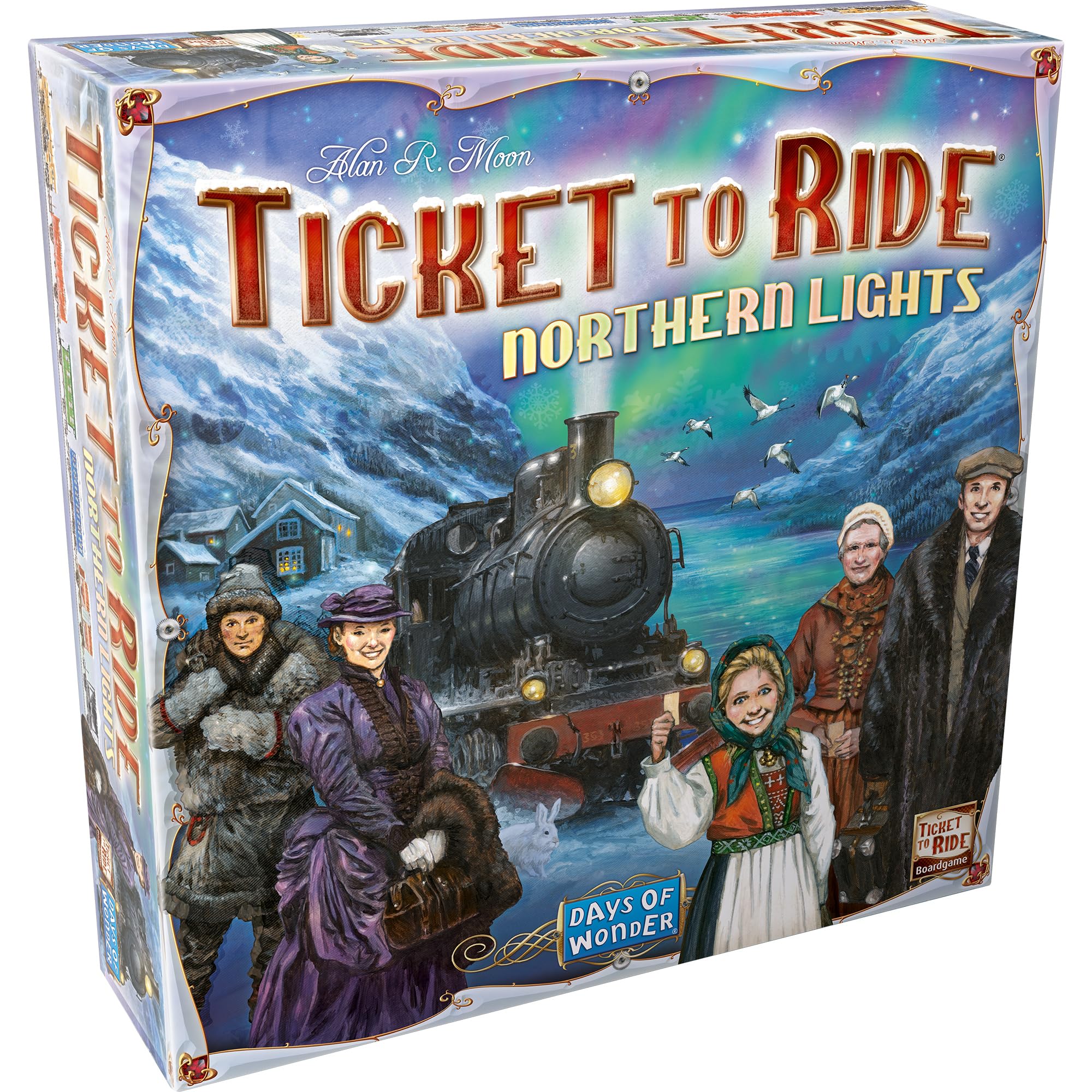 Asmodee Ticket to Ride - Northern Lights Board Game | Ages 8+ | 2-5 Players | 60 Min 1