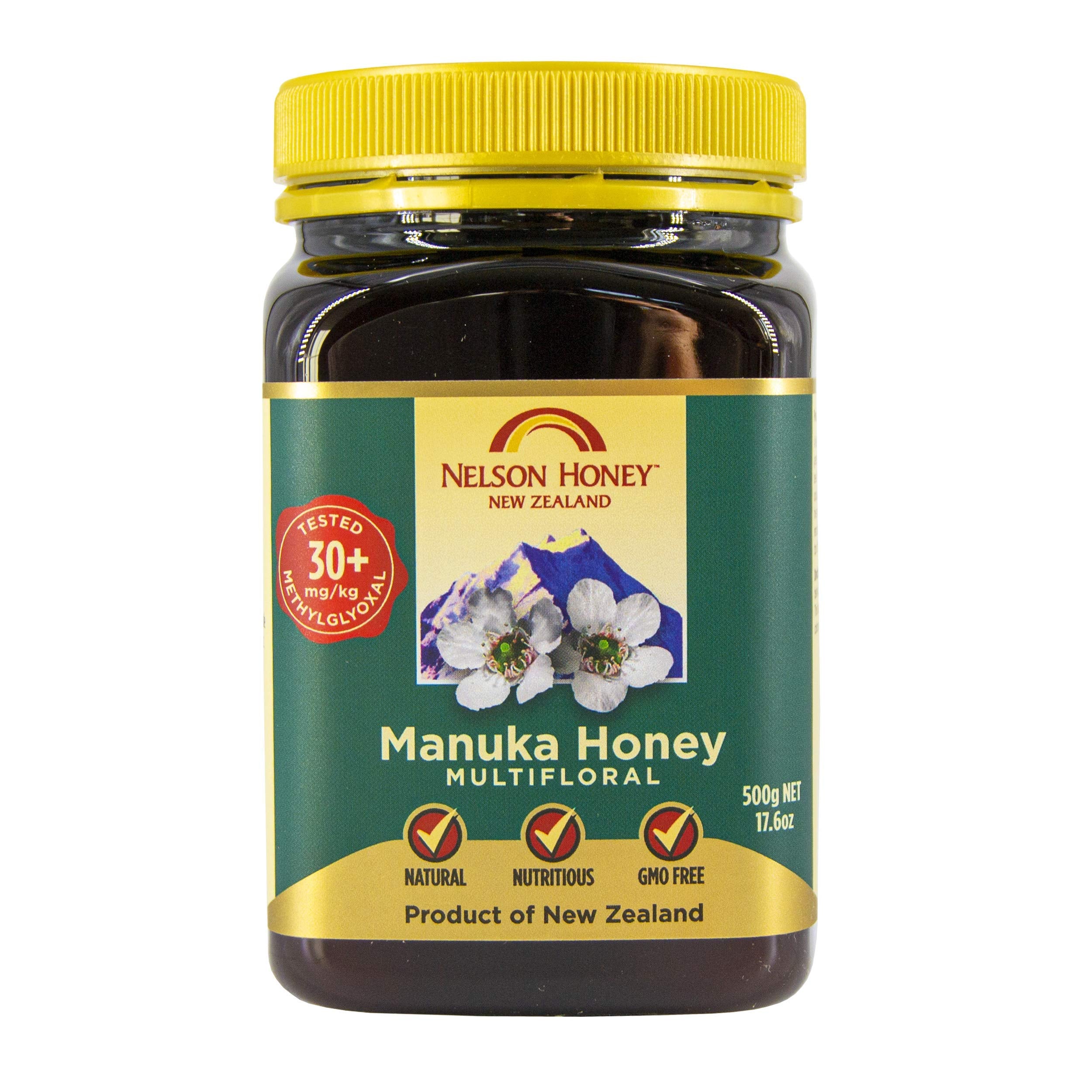Nelson Honey New Zealand Classic Manuka Honey 30+ MGO | Maintenance Grade | 500 g 1