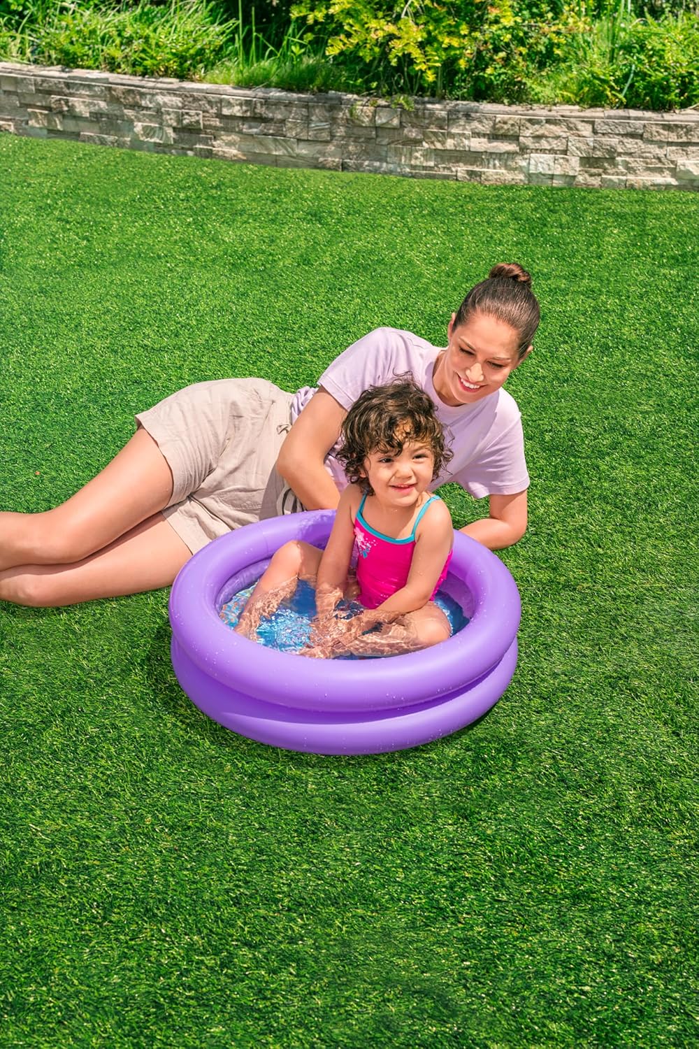 Bestway Double Ring Inflatable Kiddie Pool with Animal Design, 61cm x 15cm 6