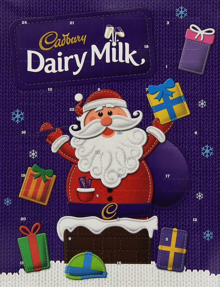 Cadbury Dairy Milk Chocolate Advent Calendar - Festive Countdown Pack (7622300750367)