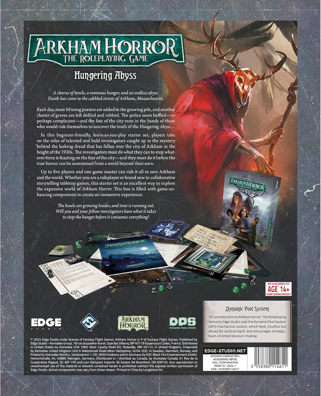 Edge Studio Arkham Horror The Roleplaying Game Hungering Abyss Starter Set (ESDPSAH01EN)