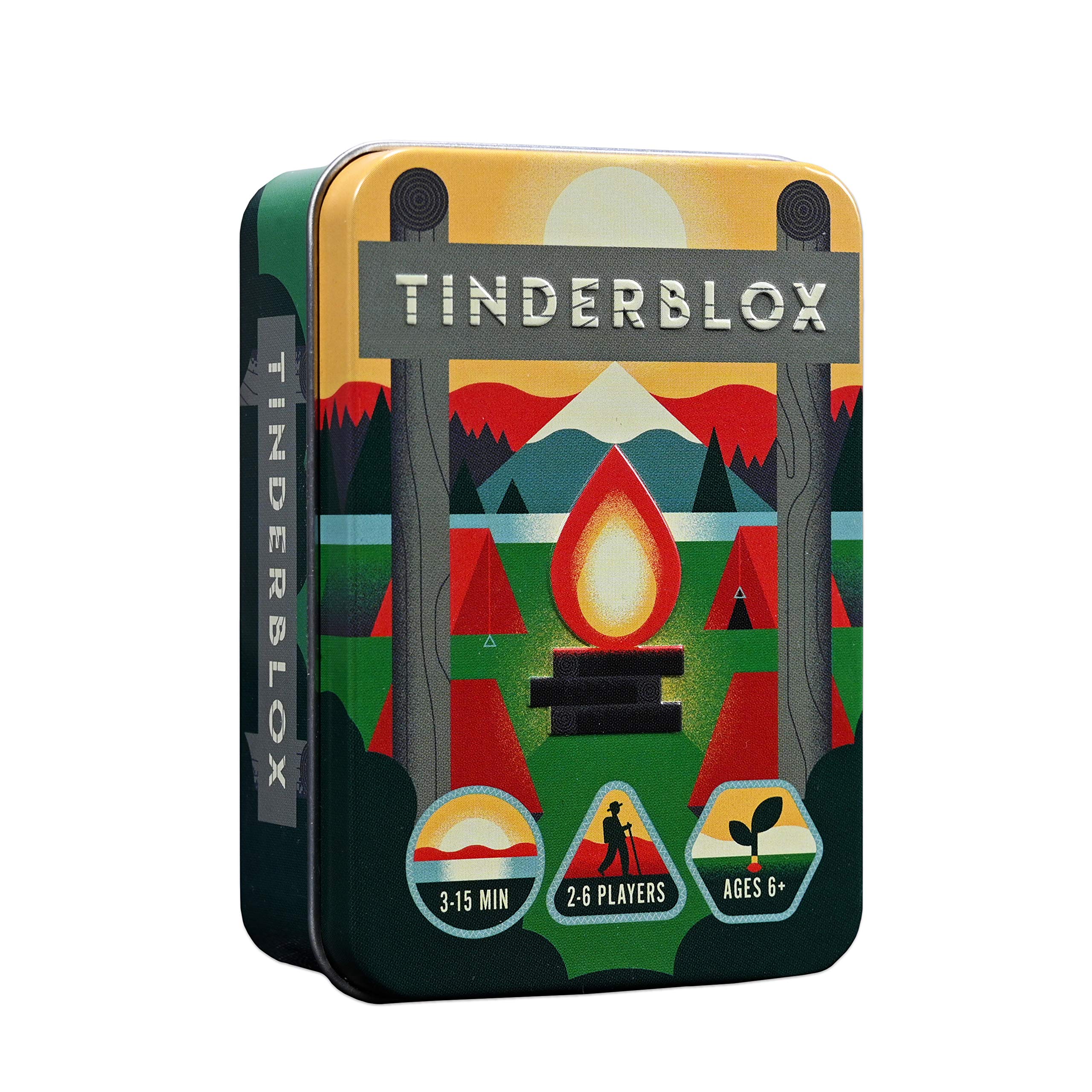 Alley Cat Games Tinderblox (Day) Dexterity Stacking Game | 2-6 Players | Ages 6+ | 3-15 Min Playtime 1