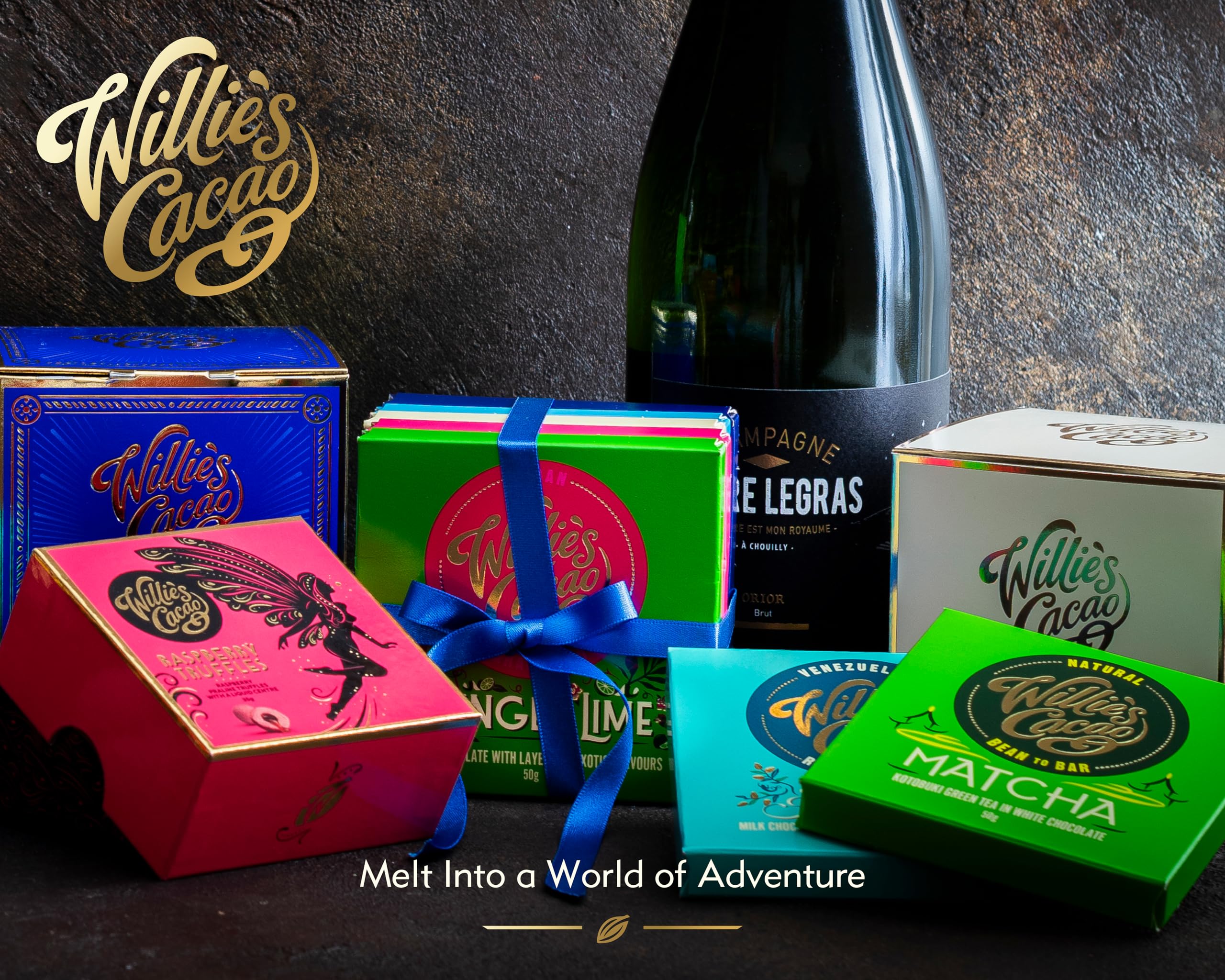 Willie's Cacao - Milk of the Gods 44% Milk Chocolate Bar 26g x 30 10