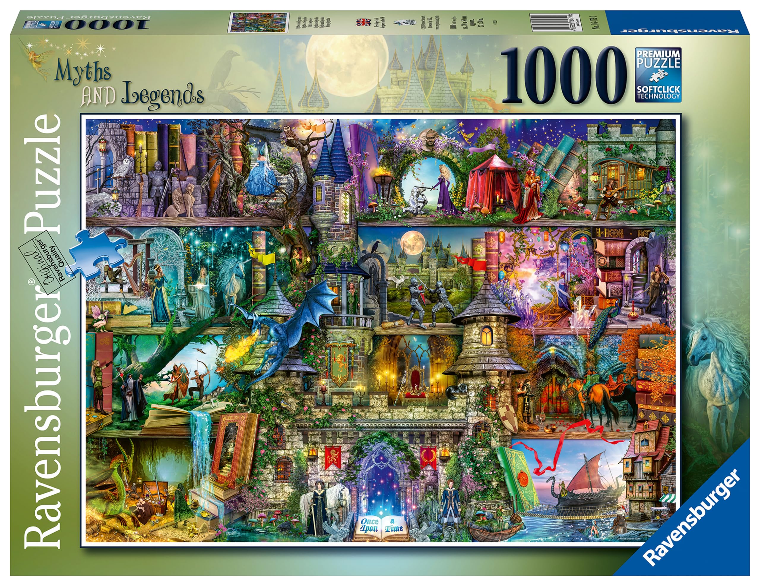 Ravensburger Aimee Stewart Myths & Legends 1000 Piece Jigsaw Puzzle | 70x50cm 1