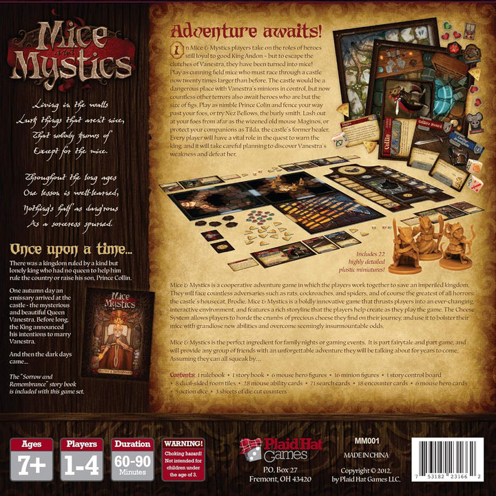 Plaid Hat Games Mice and Mystics Board Game