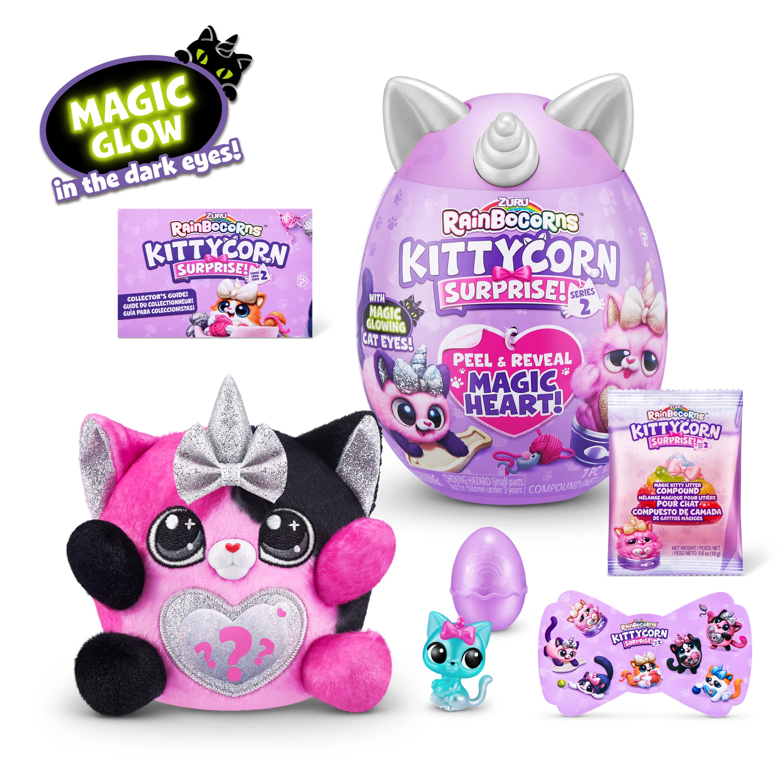 Rainbocorns Kittycorn Surprise Series 2 - Mozie the Calico Cat Collectible Toy 7