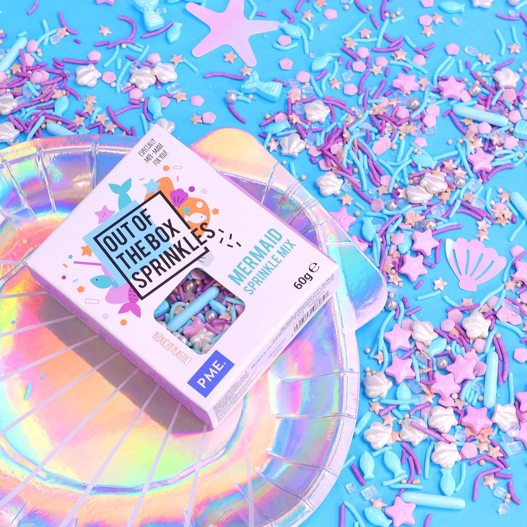 PME Mermaid Sprinkles Mix - Out of the Box Baking Decoration