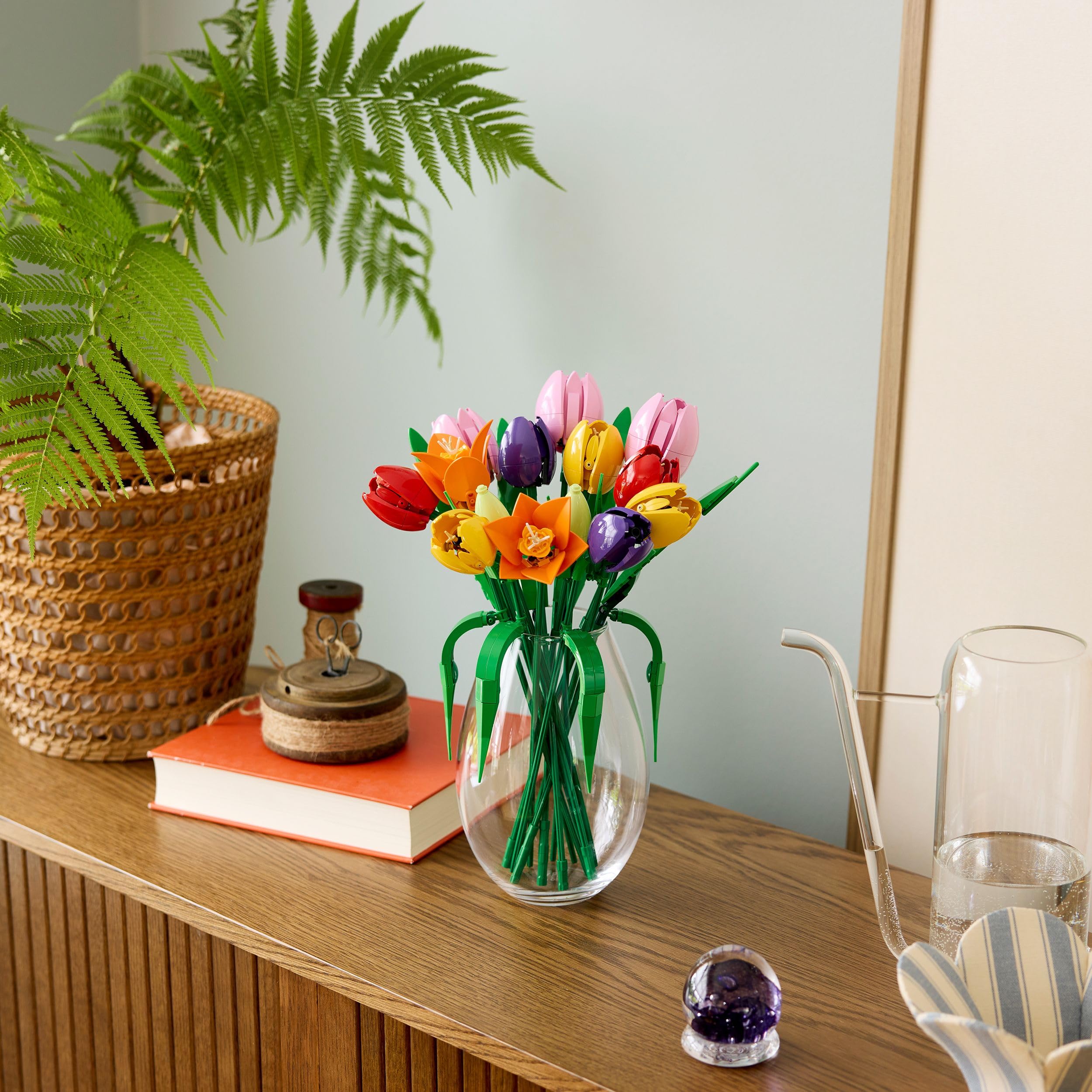 LEGO Botanicals Tulip Bouquet Building Set for Adults | 576 Pieces | Multicolor | Model 11501 3