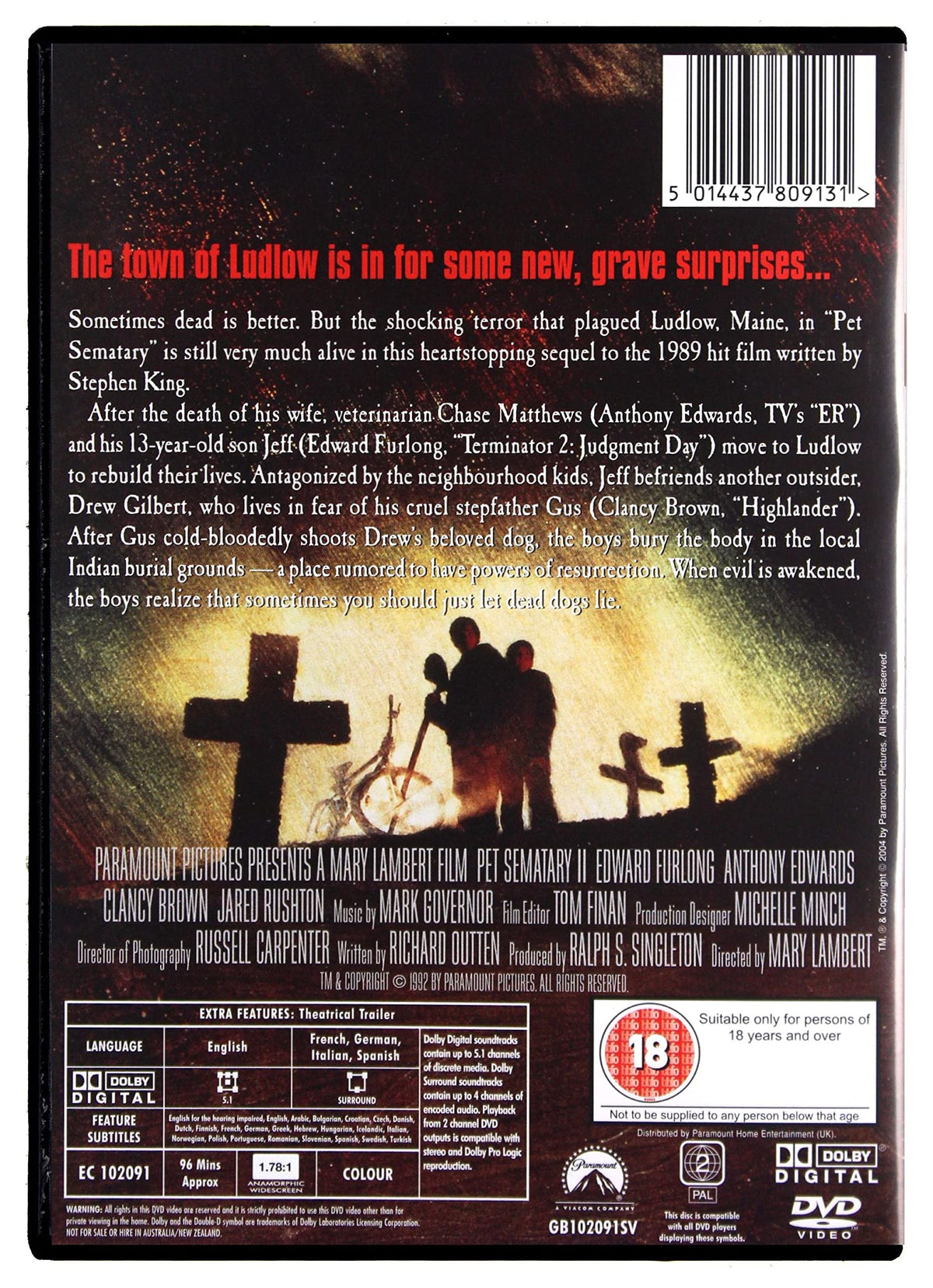 Pet Sematary 2 [DVD]
