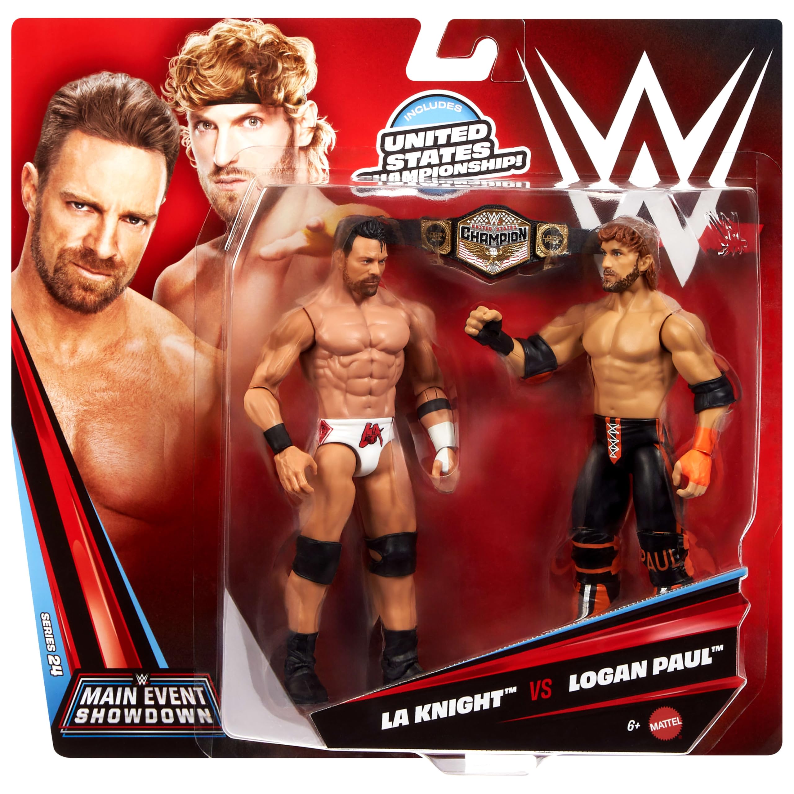 Mattel WWE Main Event Showdown Action Figures 2-Pack with Accessory, Series 6