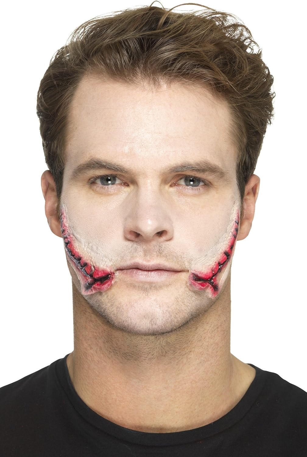 Smiffys Latex Stitched Smile Prosthetic with Adhesive 4