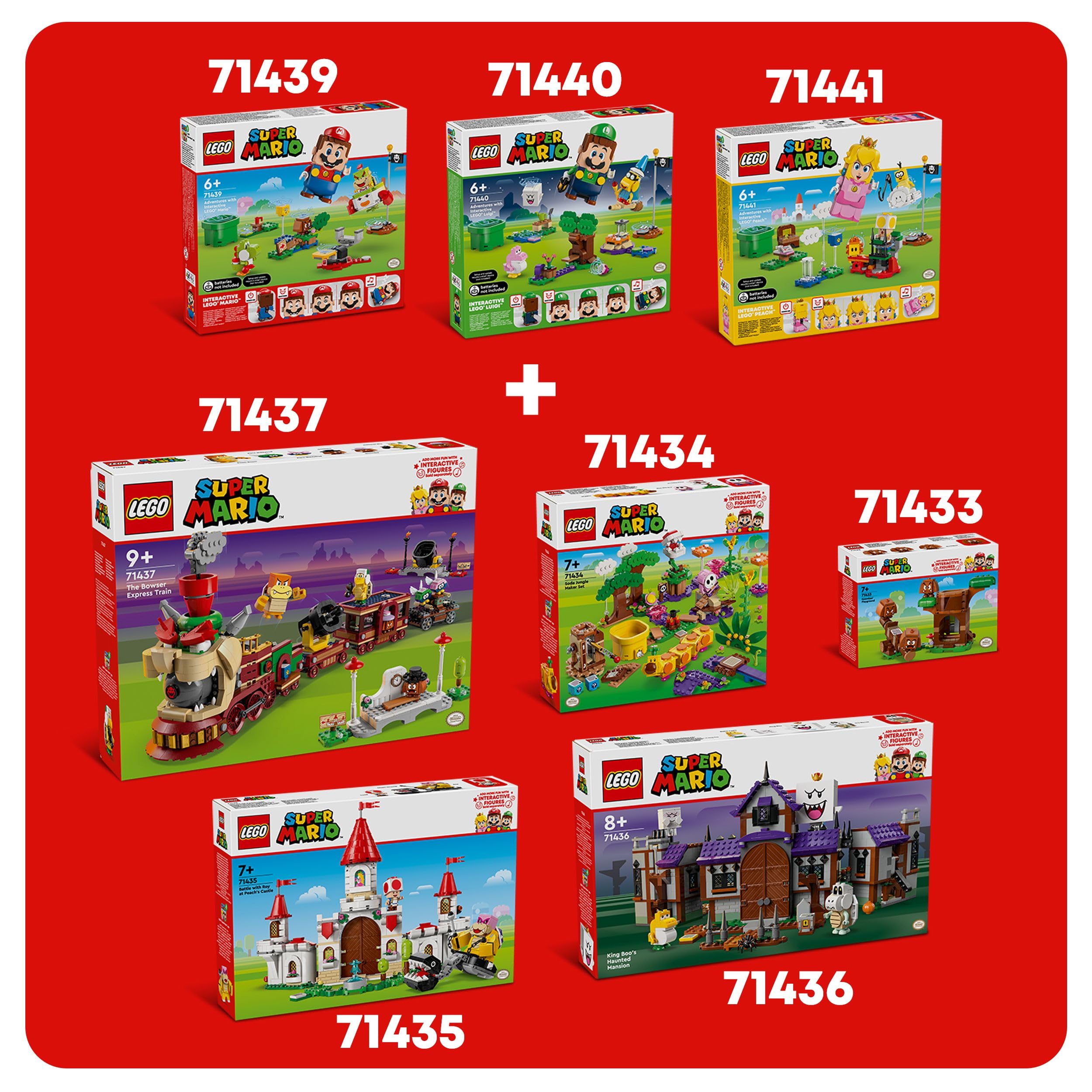 LEGO Super Mario Adventures with Interactive Mario - Bowser Jr.'s Clown Car Playset for Kids 6+ 9