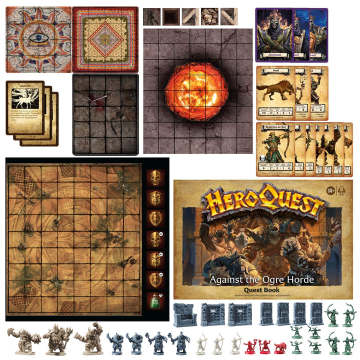Avalon Hill HeroQuest Against the Ogre Horde Quest Pack – Fantasy Expansion for HeroQuest Game System
