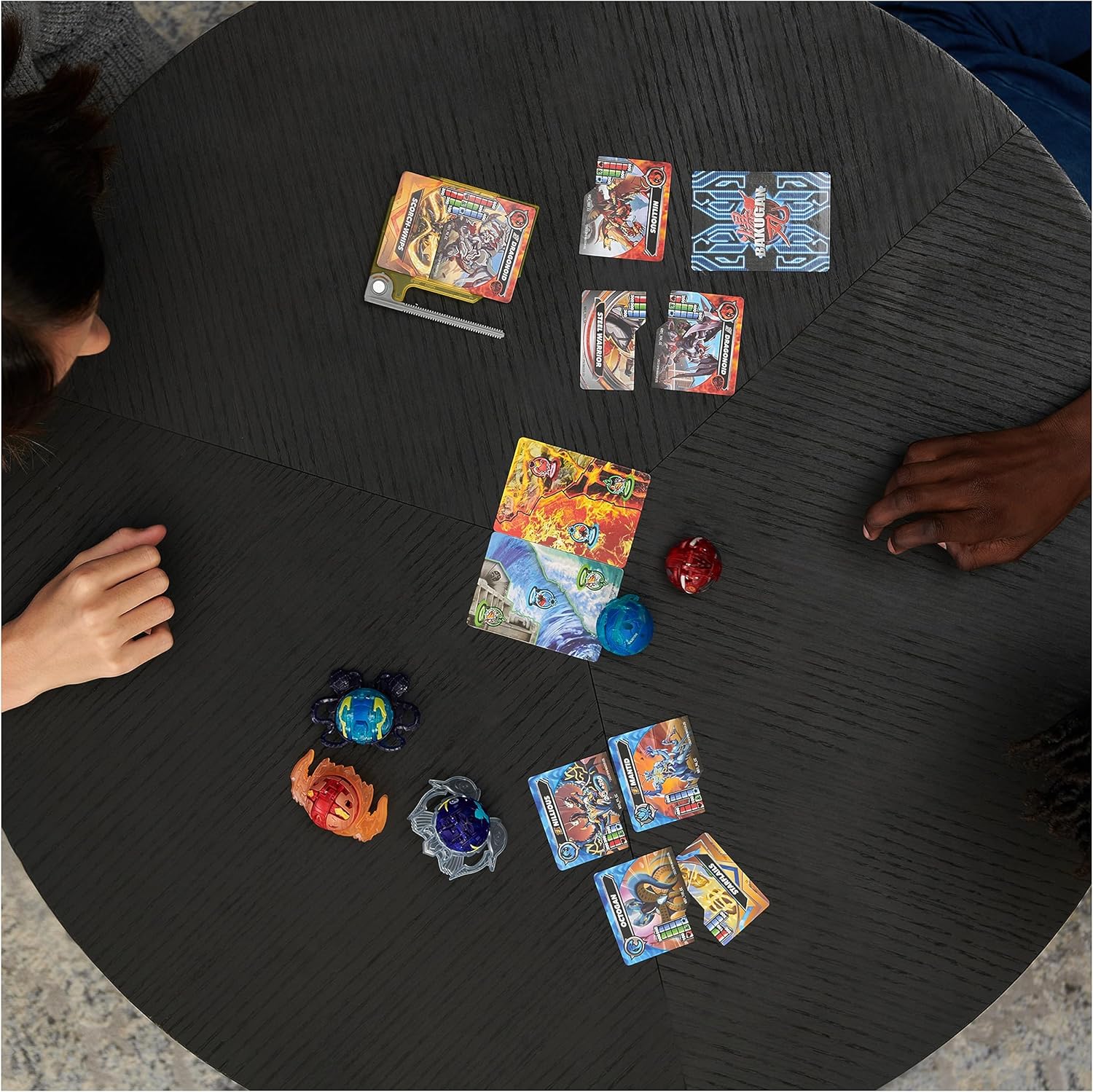 BAKUGAN Ultimate 6-Pack - Spinning Attack Dragonoids, Titanium & Core Balls for Kids 6-8 13