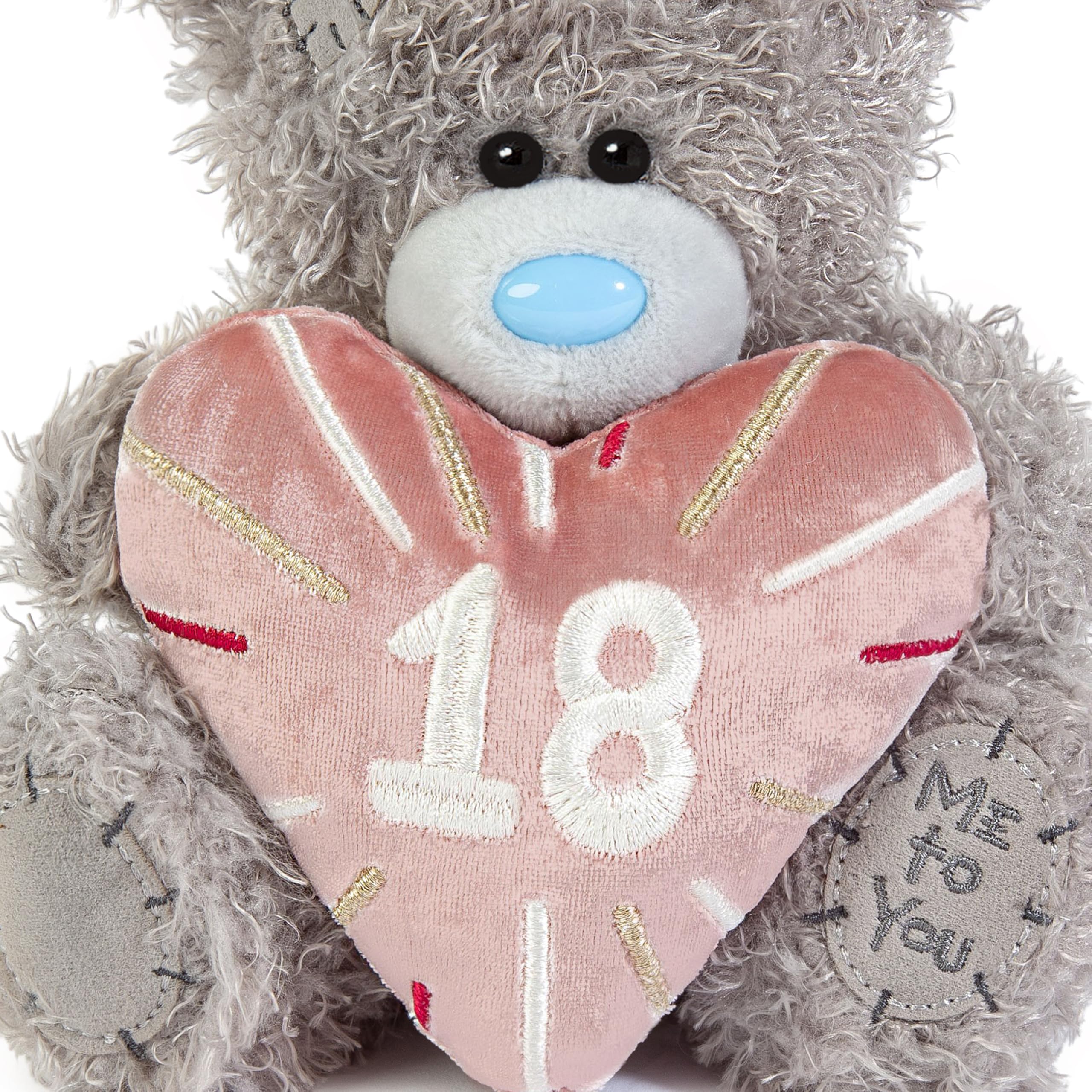 Me To You Bear Tatty Teddy 18th Birthday Plush Bear, 15cm High | Polyester | Grey 5
