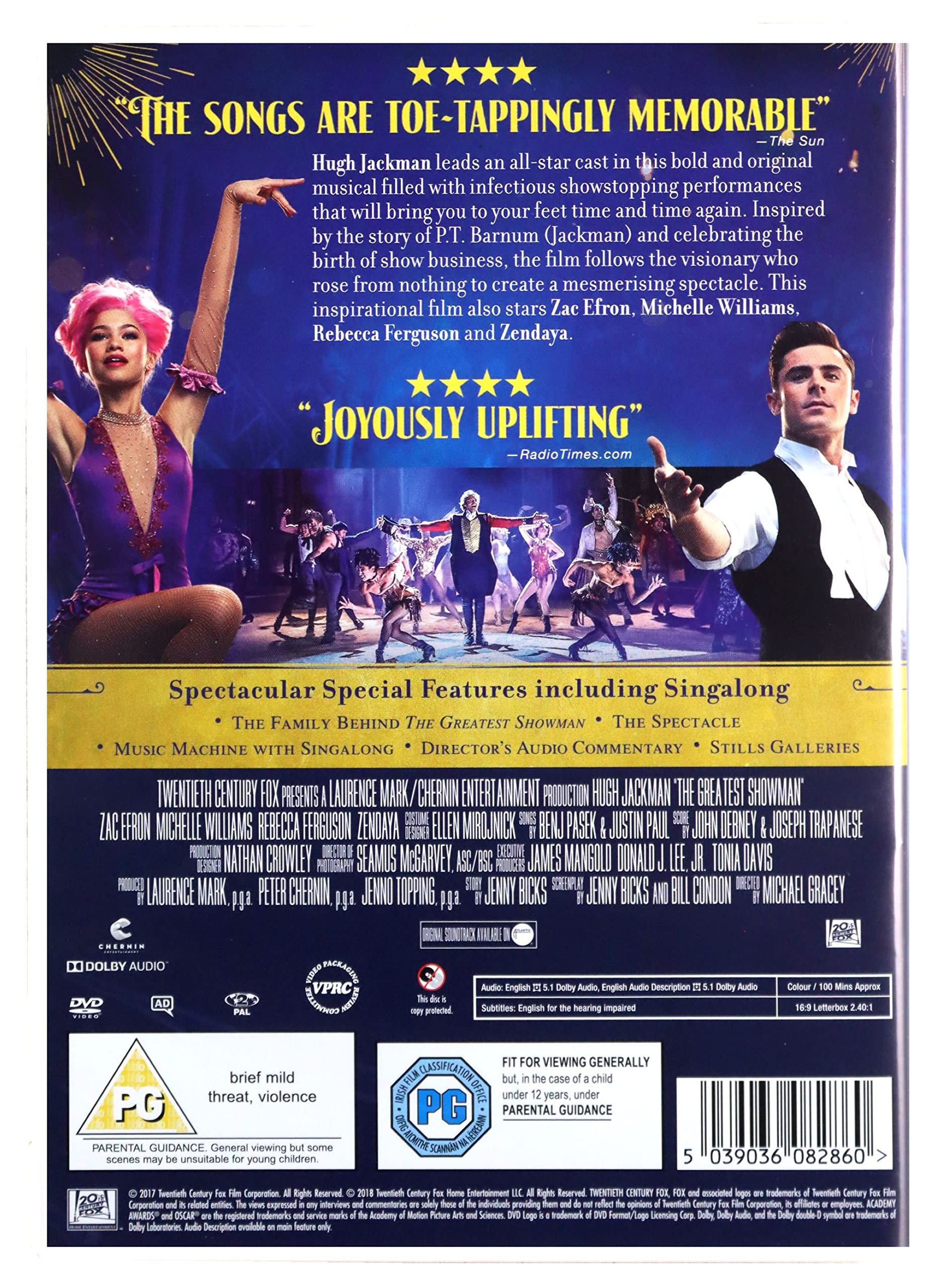 The Greatest Showman [DVD]