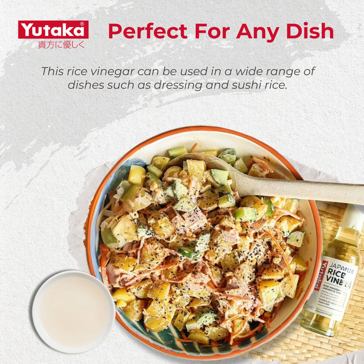 Yutaka Japanese Rice Vinegar - Gluten Free 1 Litre