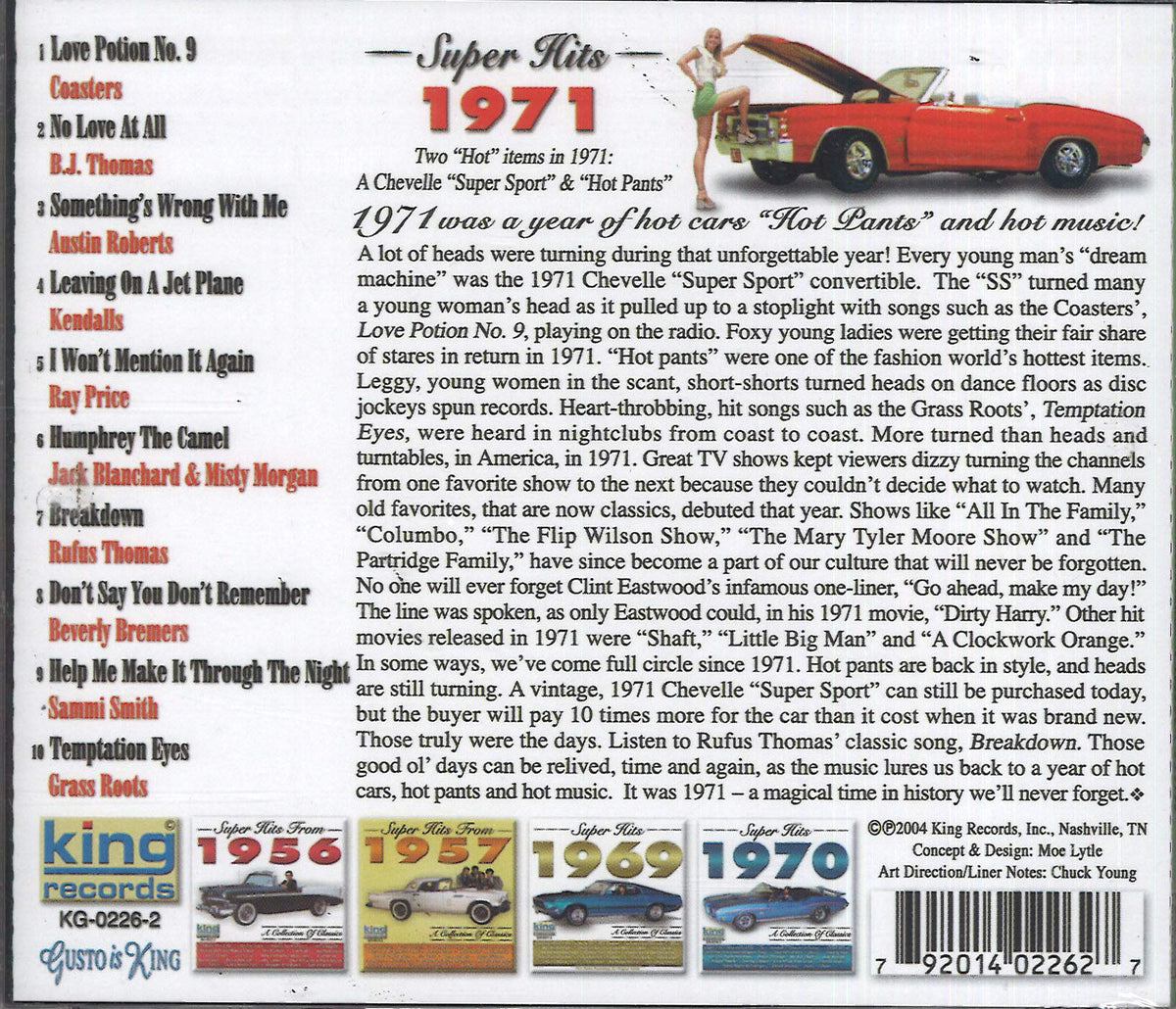 Various Artists - Super Hits 1971 [CD]