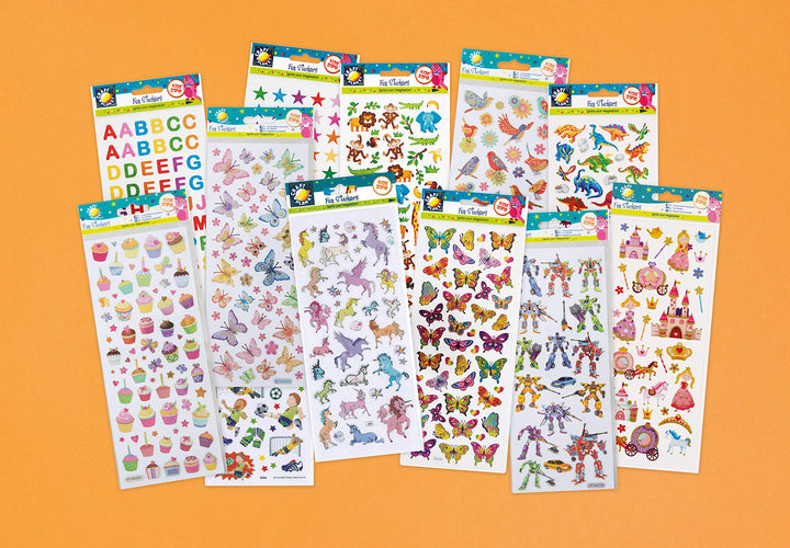 Craft Planet Alice in Wonderland Stickers - Assorted Fun Craft Stickers for Kids