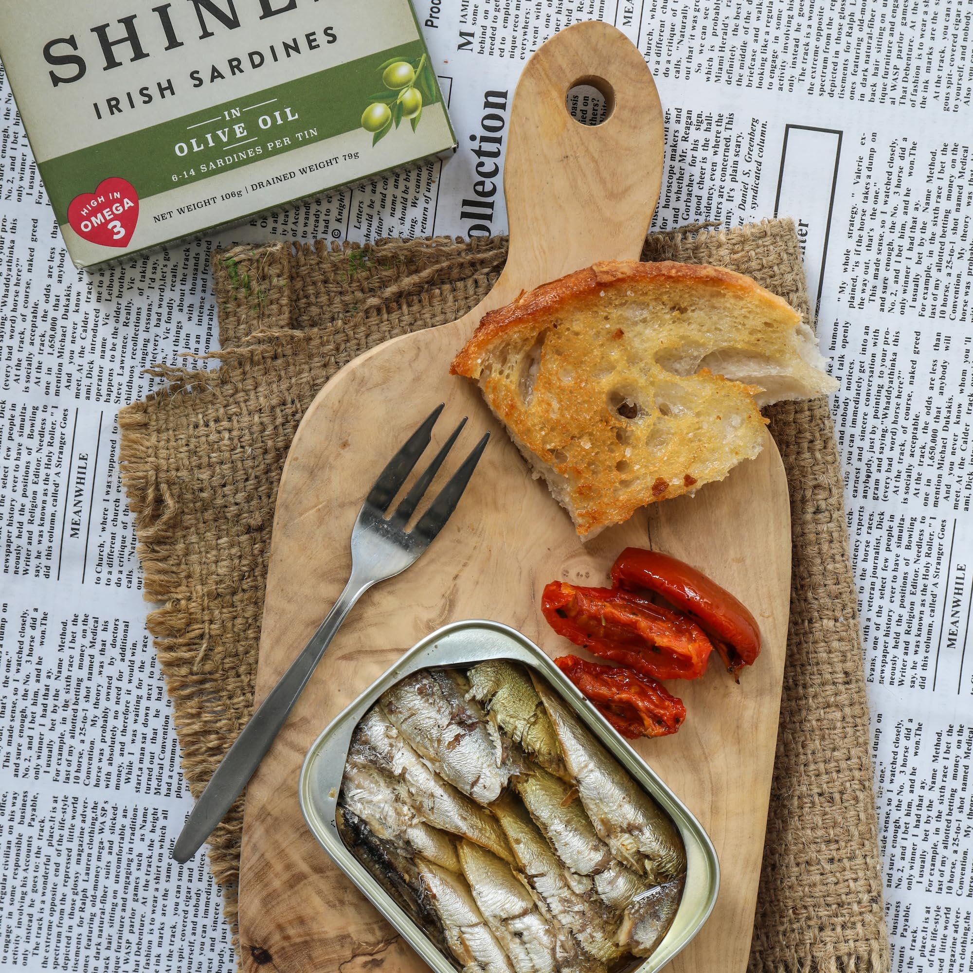 Shines Sardines in Olive Oil - 106g Can | Ready to Eat | Keto Friendly 6