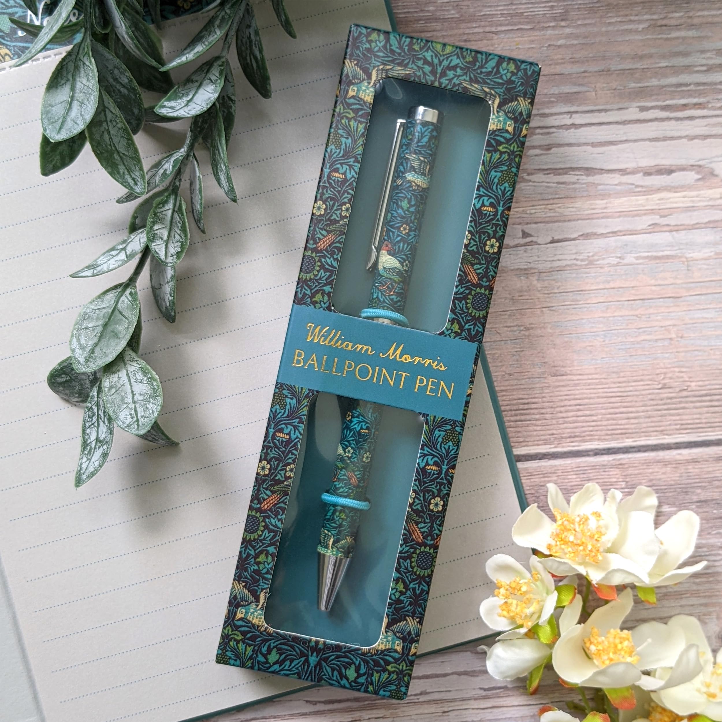 Robert Frederick William Morris Birds Retractable Ballpoint Pen with Gift Box | Black Ink