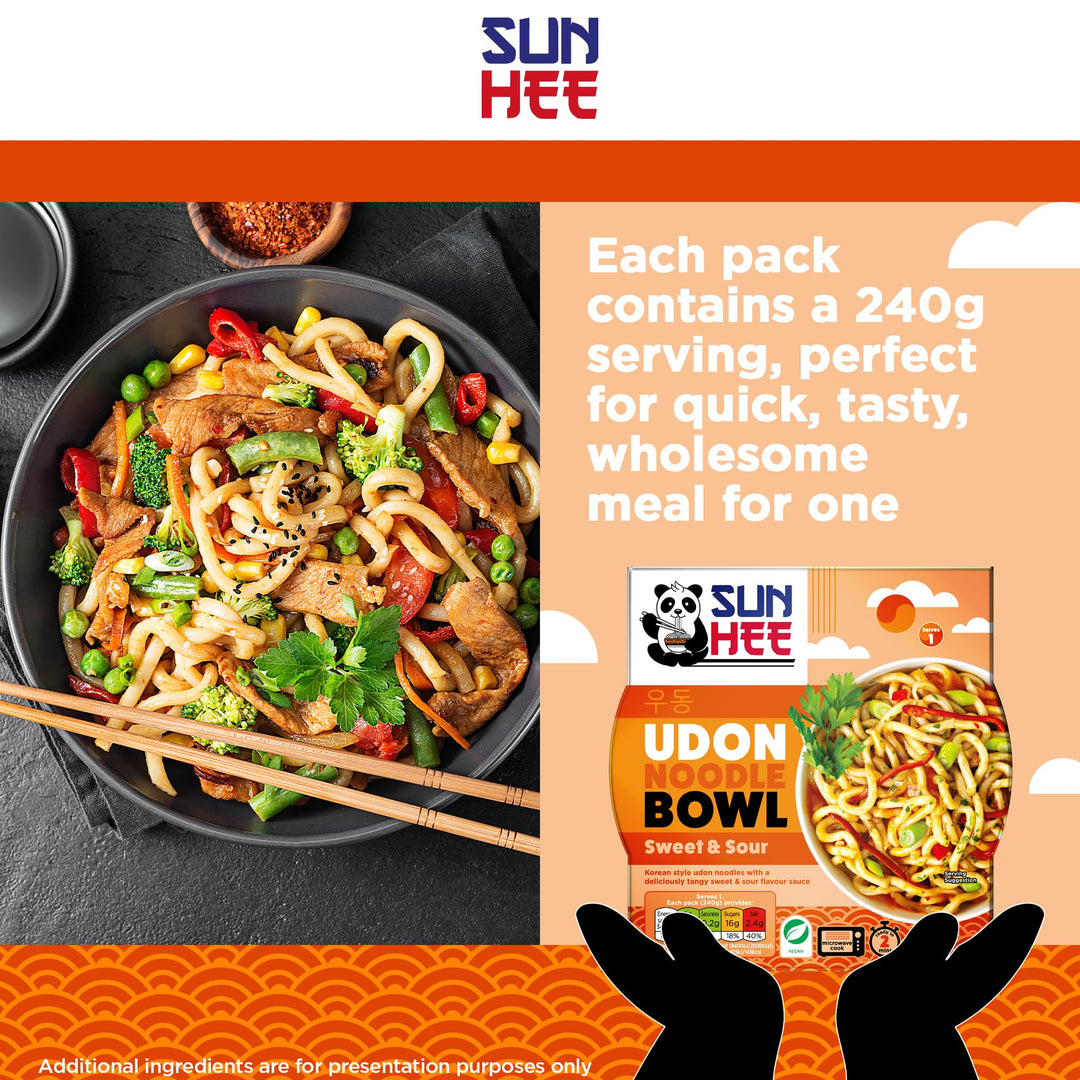 Sun Hee Sweet and Sour Udon Bowl 240g