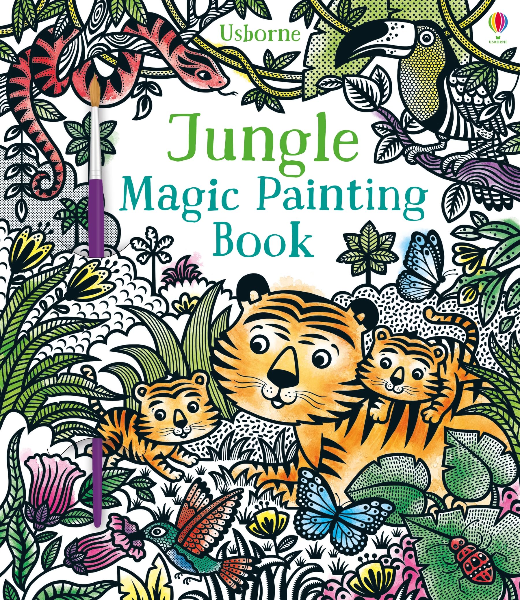 Usborne Jungle Magic Painting Book: 1 | Paperback | Ages 2-4 1