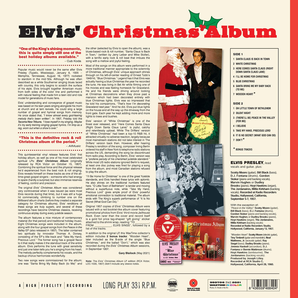 Elvis Presley - Elvis' Christmas Album [Limited Edition Vinyl]