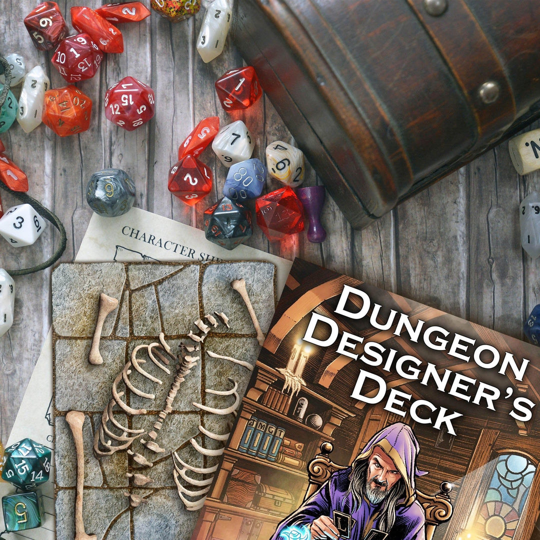 Loke BattleMats Dungeon Designer's Deck 100-Card Set for 5E RPGs