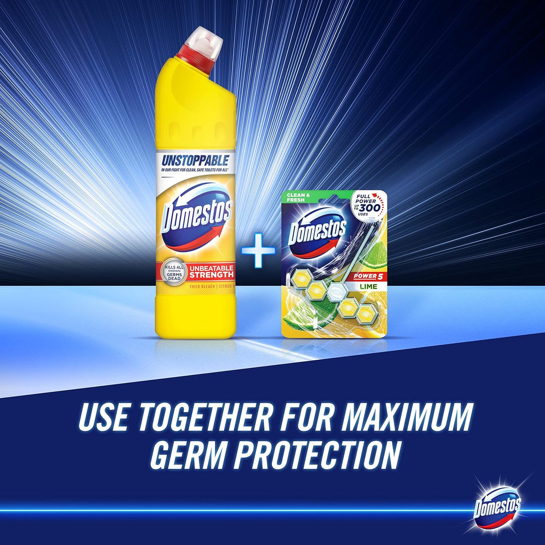 Domestos - Citrus Fresh Thick Bleach Disinfectant Cleaner