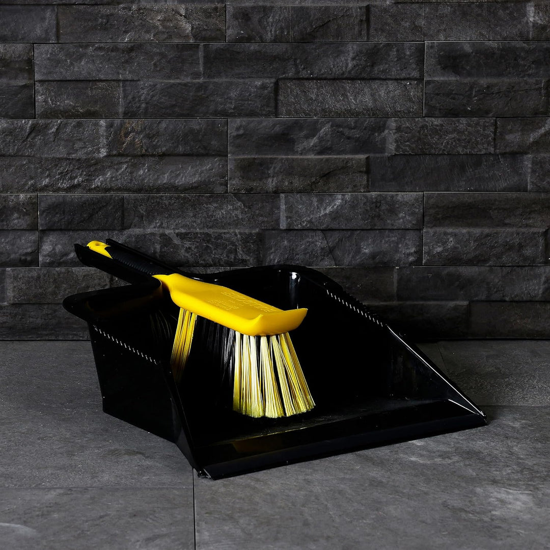 Charles Bentley - Bulldozer Heavy Duty Dustpan & Brush Set