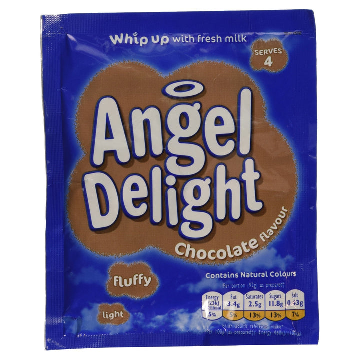 Angel Delight Smooth & Creamy Chocolate Flavour Instant Dessert Mix, 59g