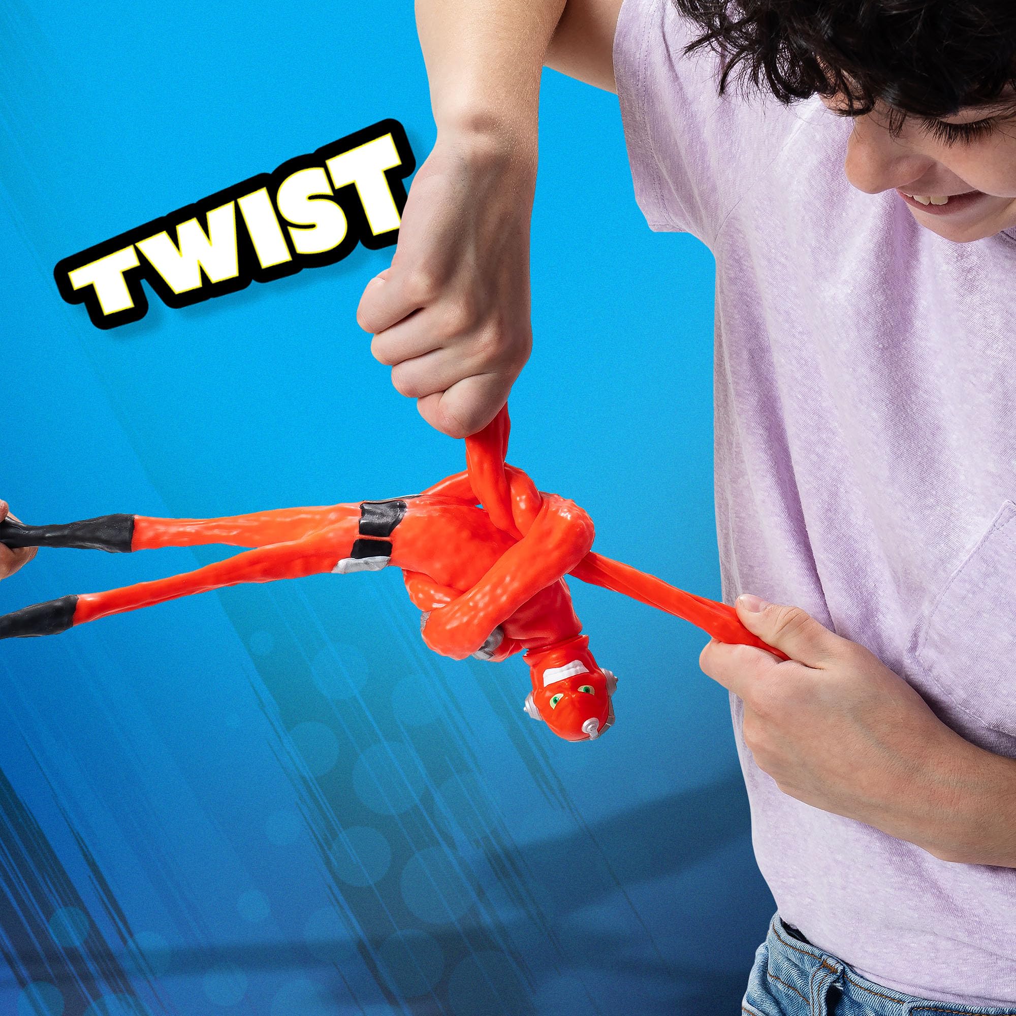 Stretch Armstrong Vac-Man Core Figure - Vacuum-Powered Stretch Action Figure 14