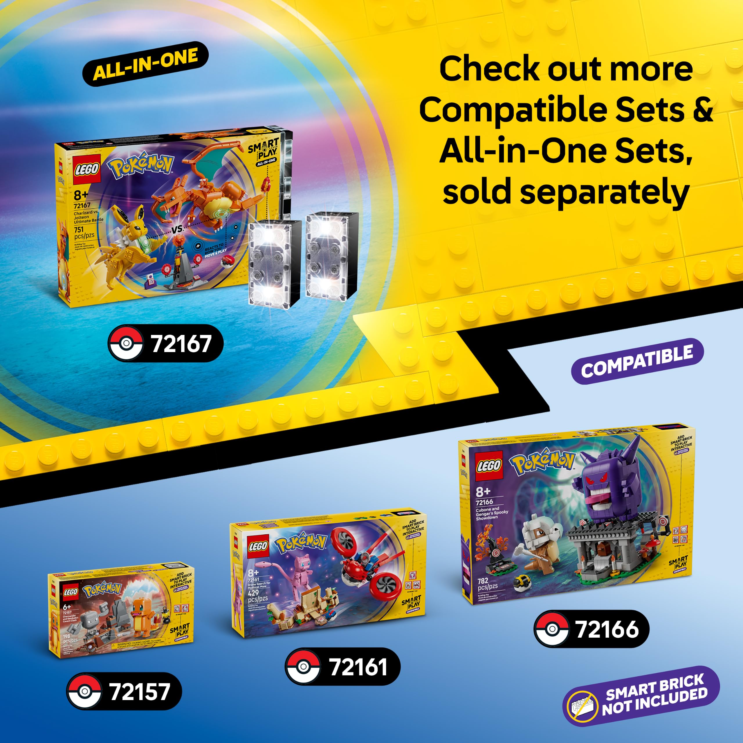 LEGO SMART Play Umbreon vs. Garchomp Championship Battle Building Set (72165) | Ages 10+ 7
