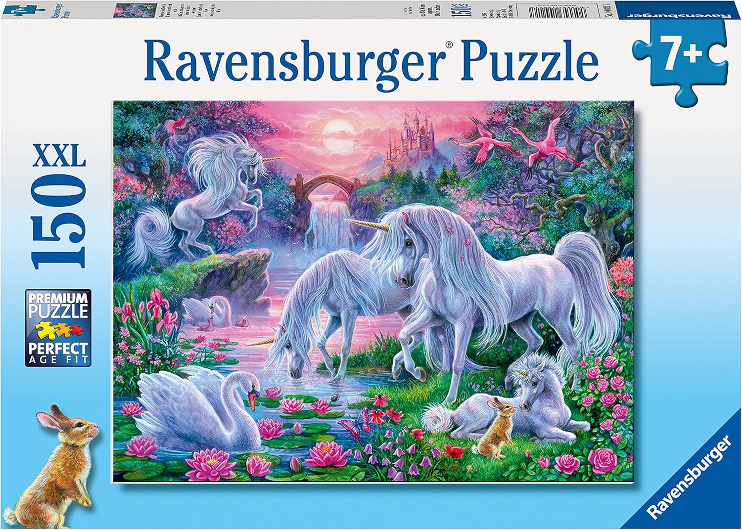 Ravensburger Unicorns in Sunset Glow -150 Piece Jigsaw Puzzle with Extra Large Pieces for Kids7 Years & Up 1