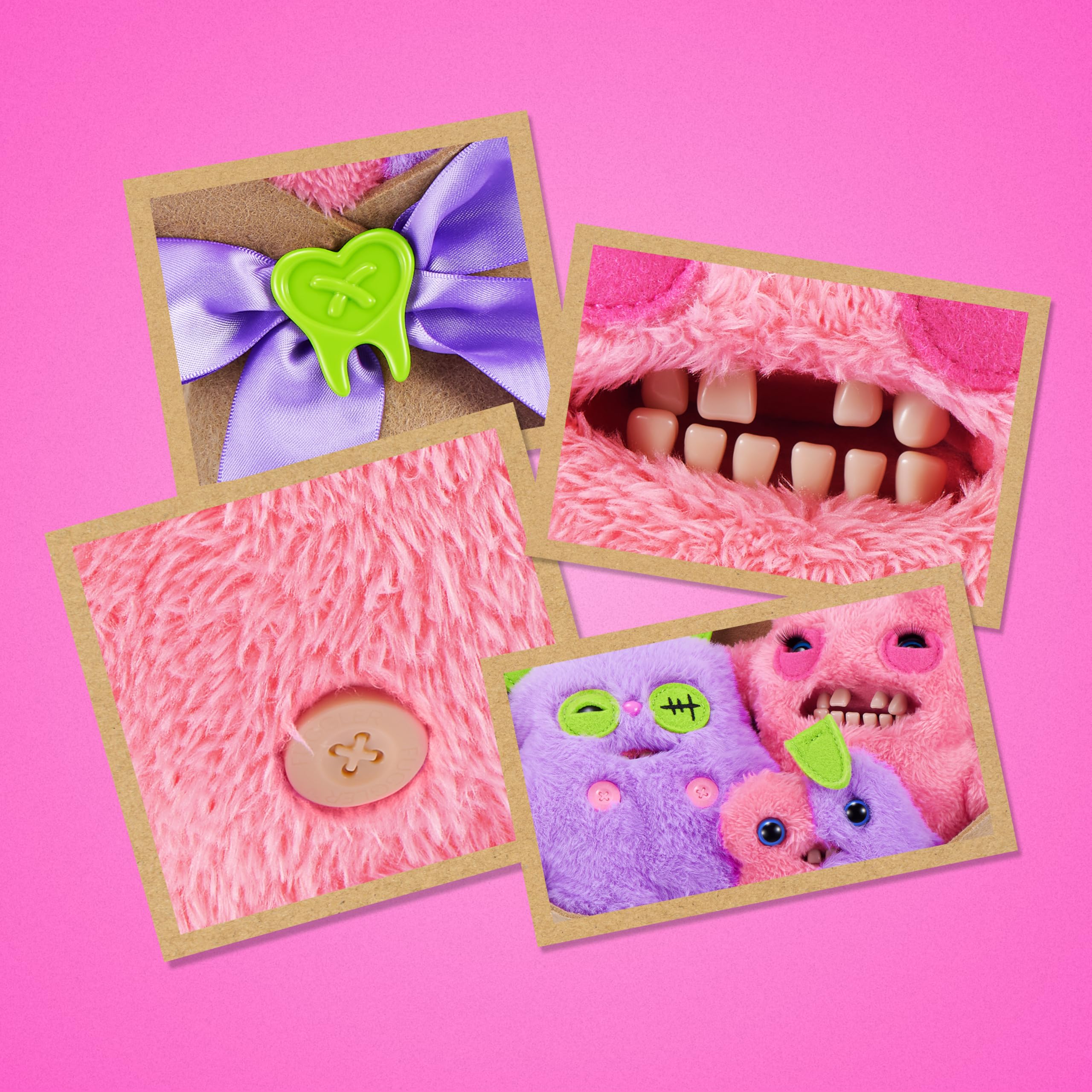 Fuggler Soft Dolls - 2 x 9 inch & 1 x 3.5 inch Collectible Plush Set | Multicolor | Polyester 6