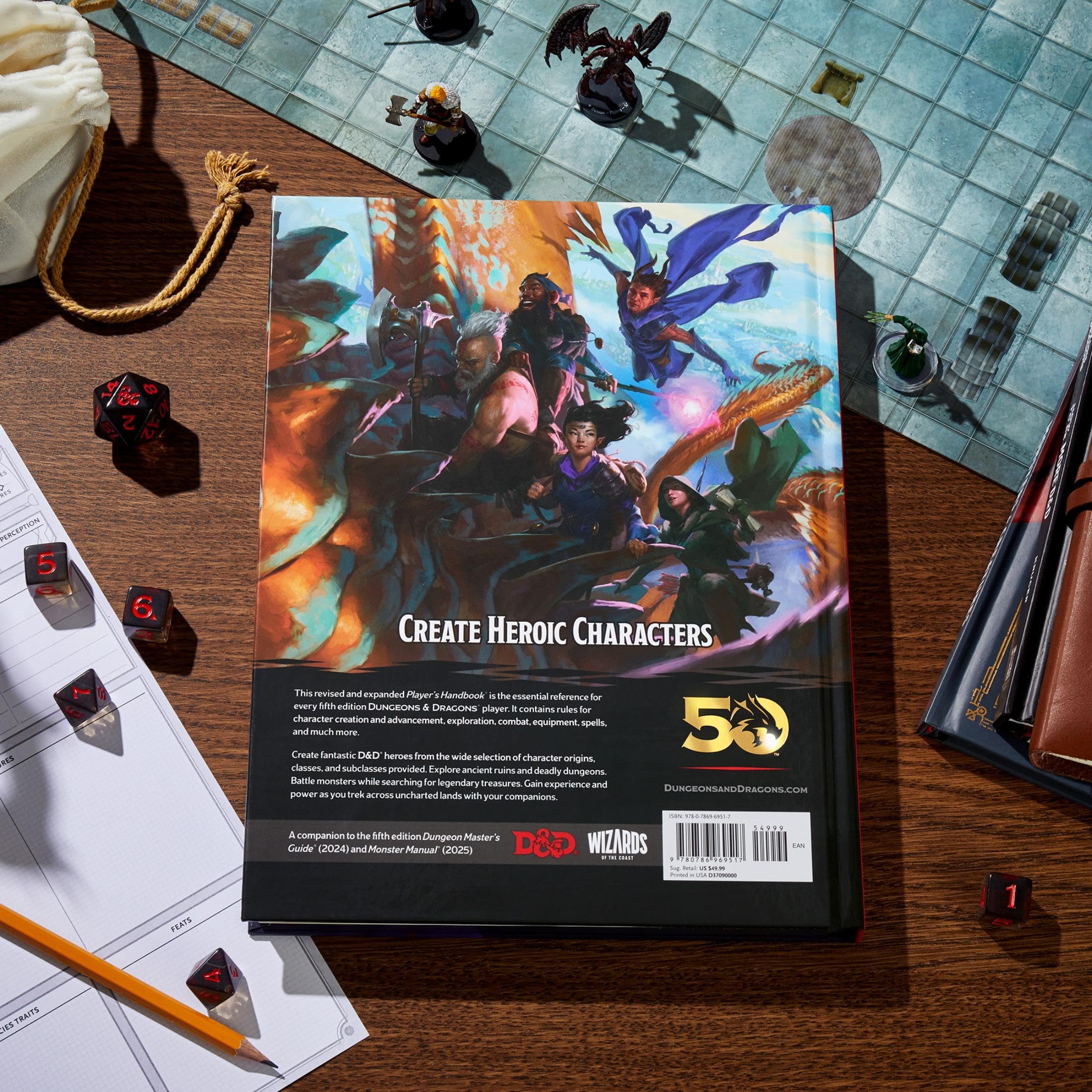 Dungeons & Dragons Player's Handbook - 2024 Core Rulebook | Expanded Character Options | New Combat Mechanics | English 7