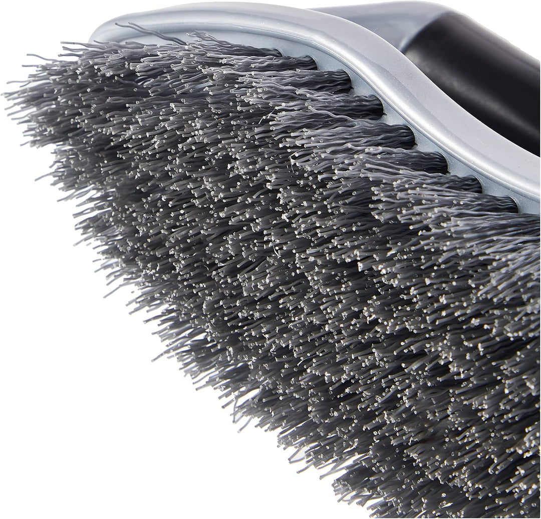 Elliott Scrubbing Brush with Grip Handle - Silver
