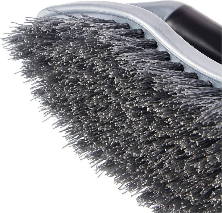 Elliott Scrubbing Brush with Grip Handle - Silver