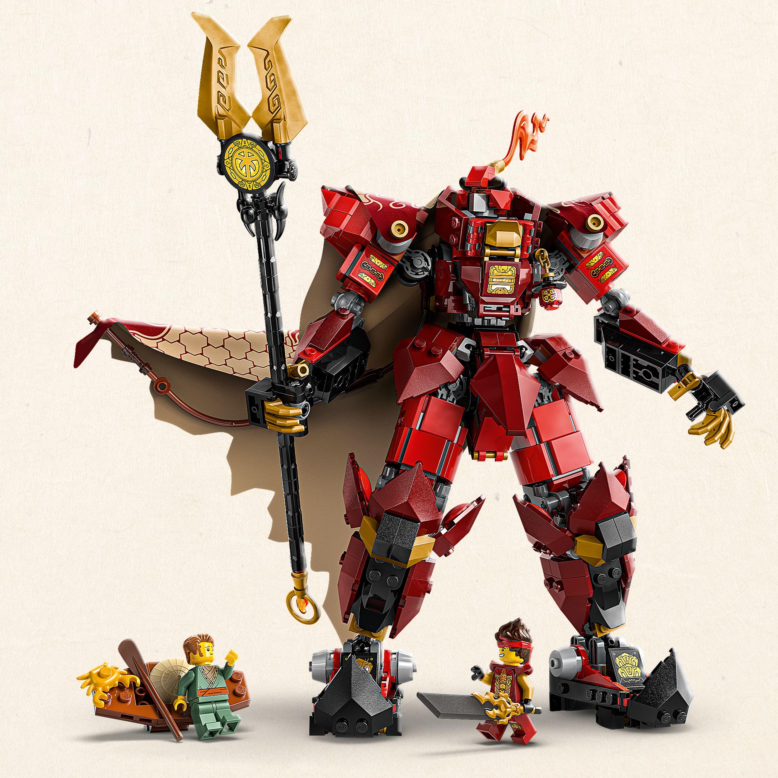 LEGO NINJAGO The Fire Knight Mech 71846 Building Set for Ages 14+ | Includes 2 Minifigures 3
