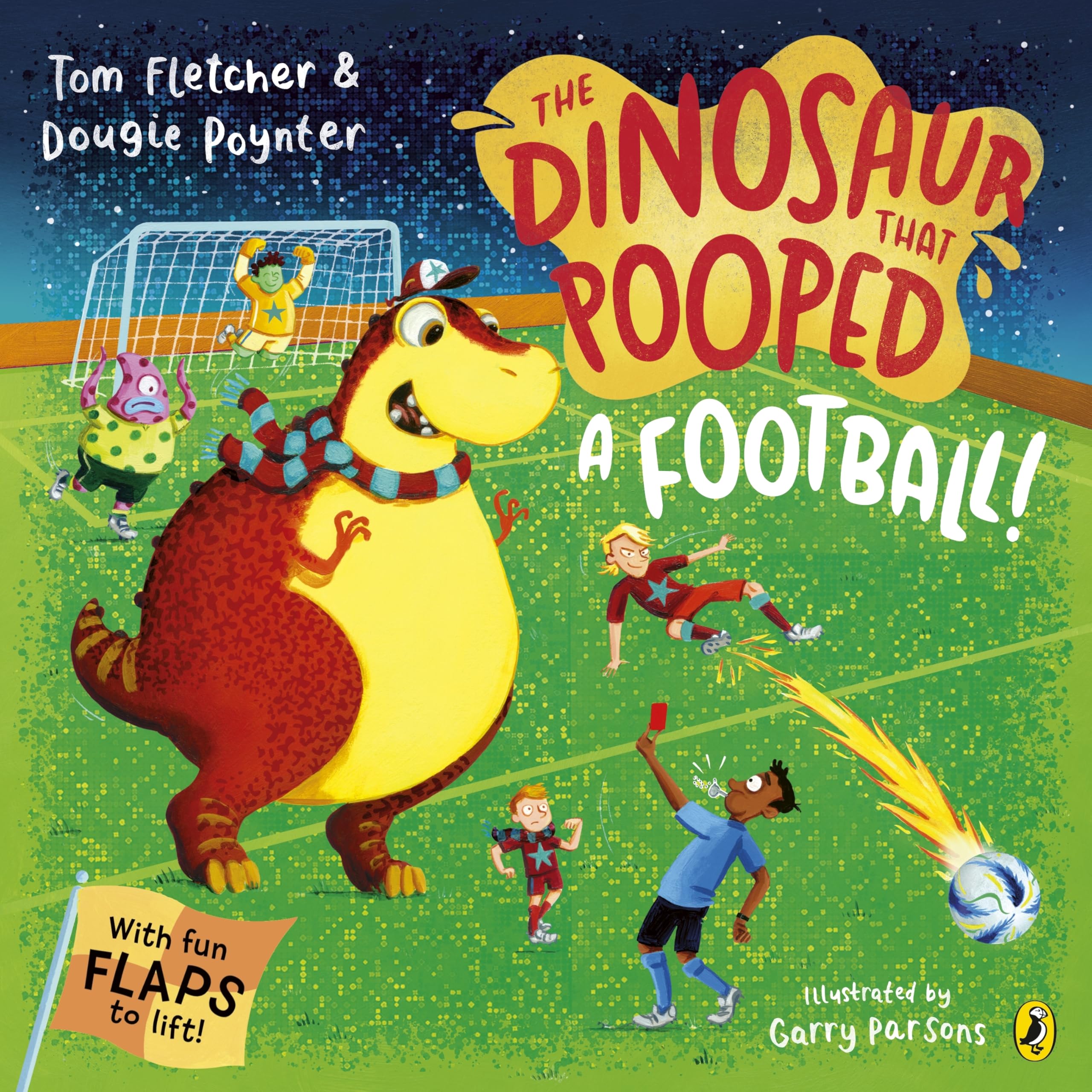 Puffin The Dinosaur that Pooped A Football - Lift-the-Flap Book | Ages 3-5 | English