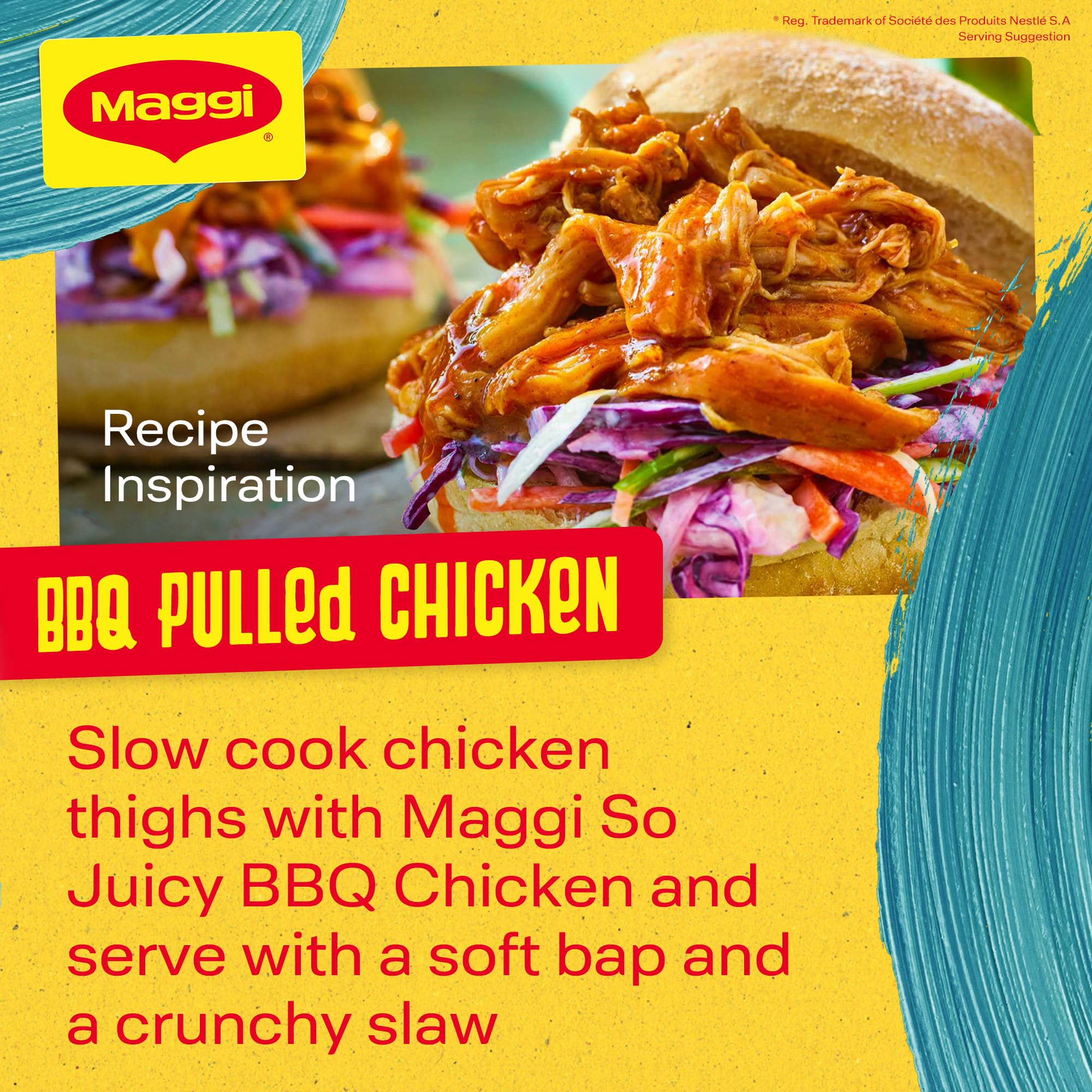 MAGGI BBQ Chicken Recipe Mix - Sweet & Sticky | 41g Sachet | No Artificial Colours 6