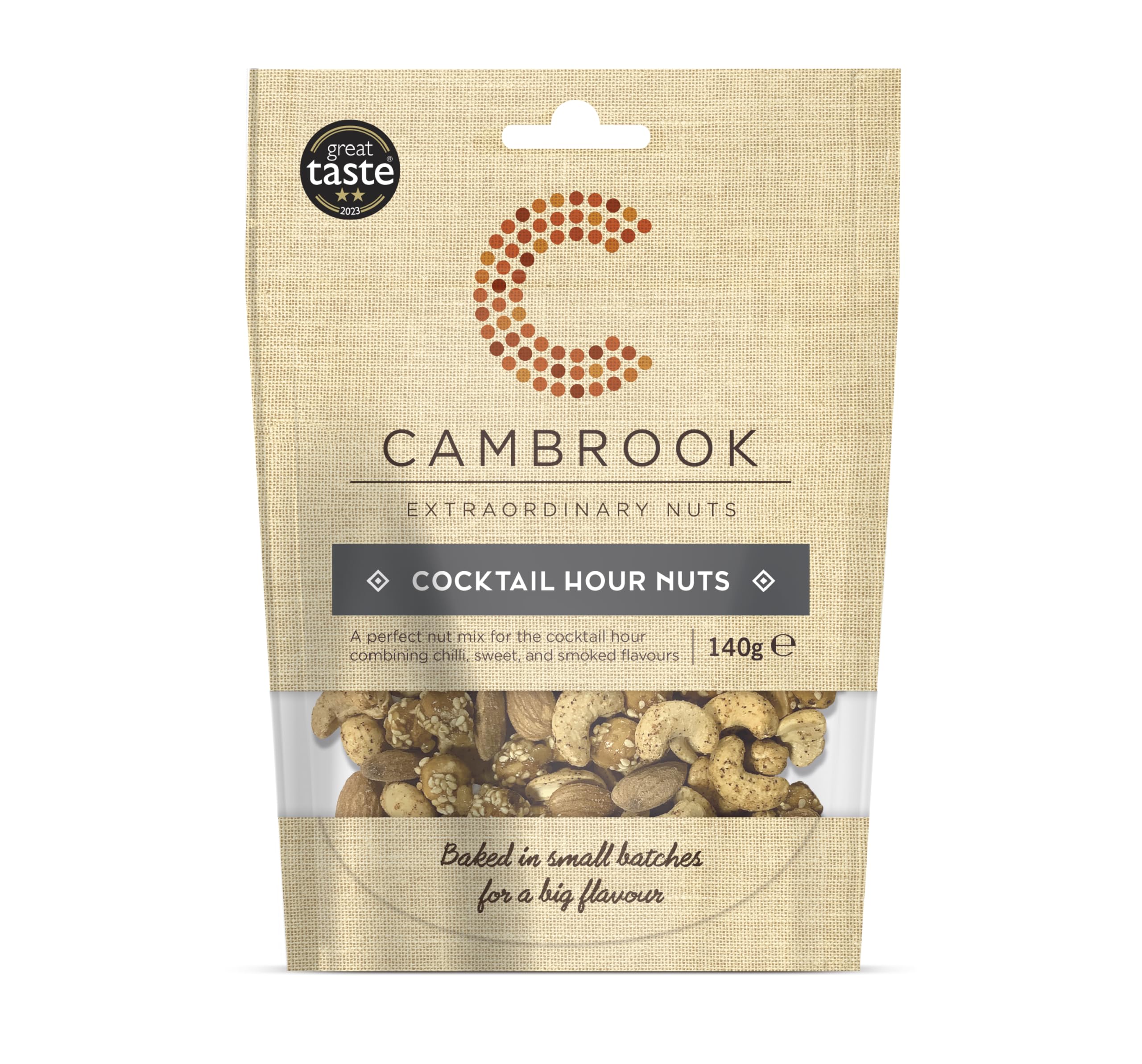 Cambrook Extraordinary Nuts - Cocktail Hour Mixed Nuts, Spicy, Smoky & Caramelised | 140g 1