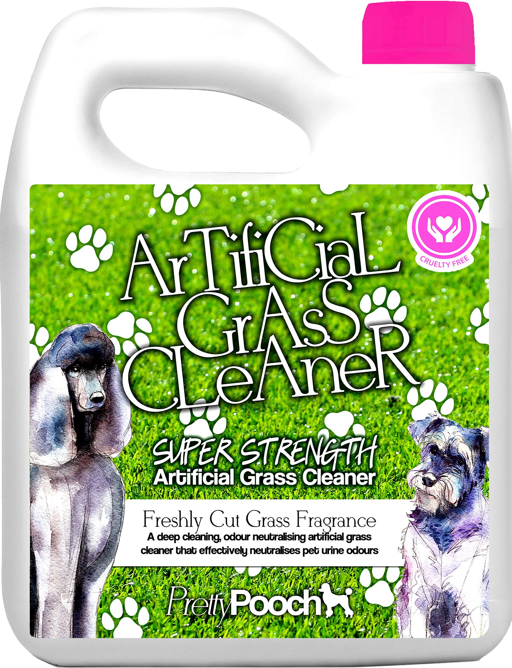 Pretty Pooch Artificial Grass Cleaner - Super Concentrate Formula | 1L | Fresh Cut Grass Scent 1